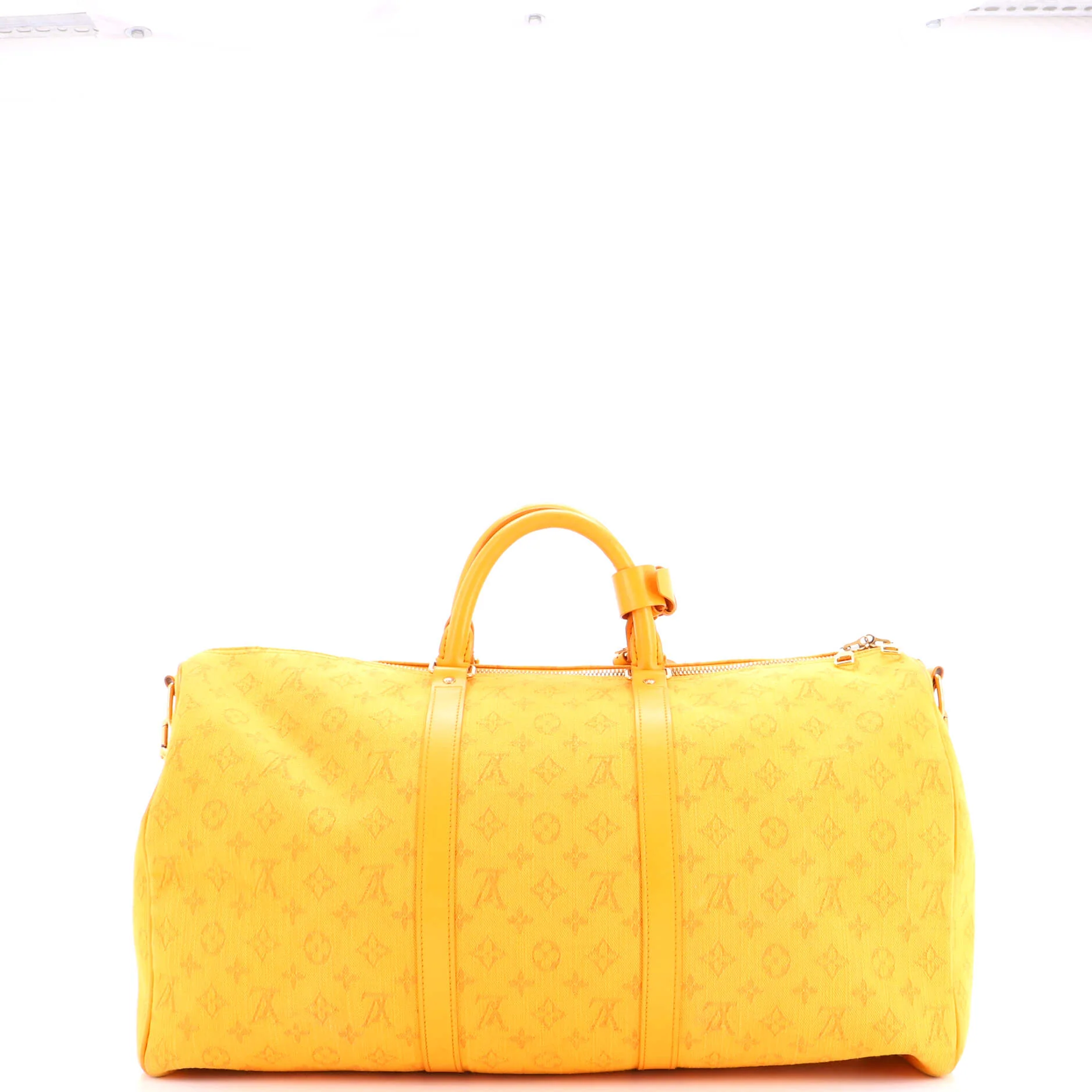 Keepall Bandouliere Bag Monogram Denim 50 - Image 3
