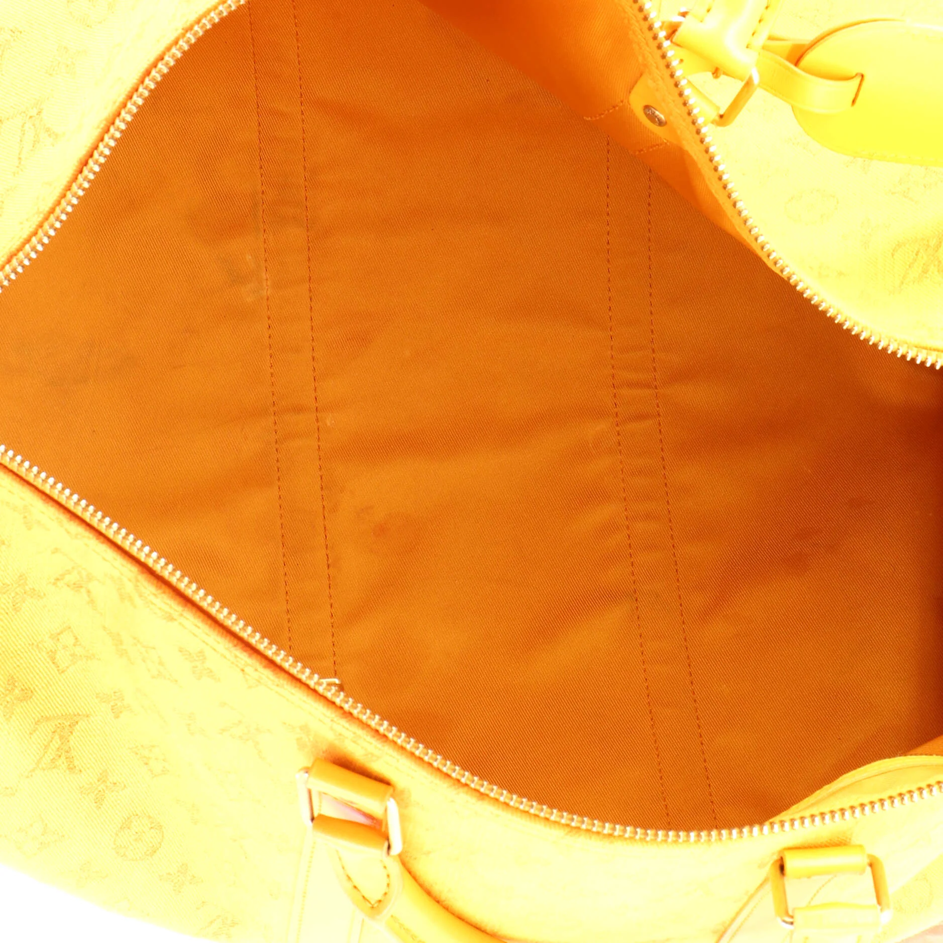 Keepall Bandouliere Bag Monogram Denim 50 - Image 5