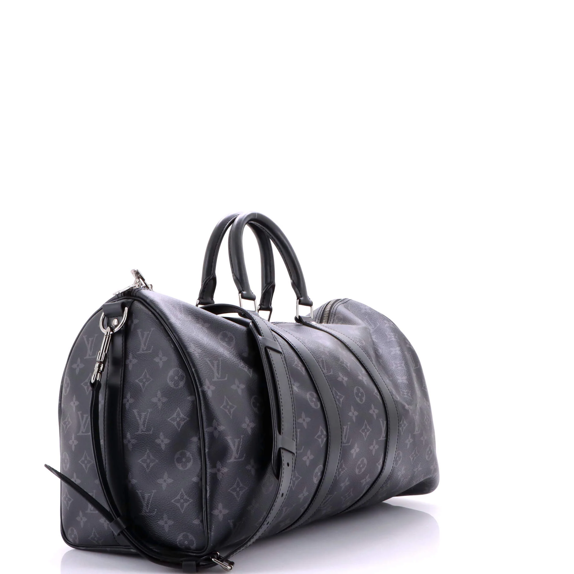 Keepall Bandouliere Bag Monogram Eclipse Canvas 45 - Image 2