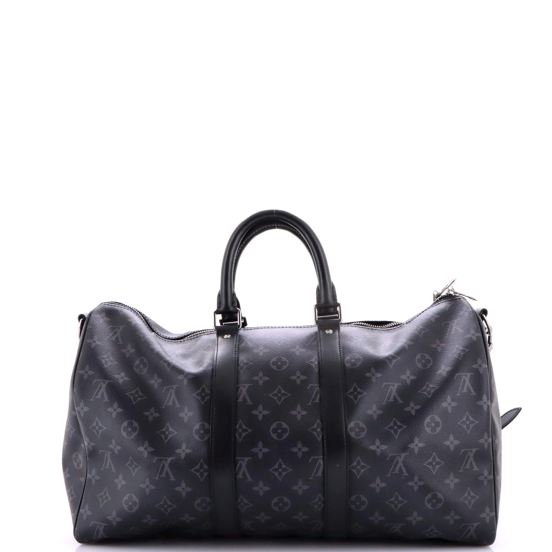 Keepall Bandouliere Bag Monogram Eclipse Canvas 45 - Image 3