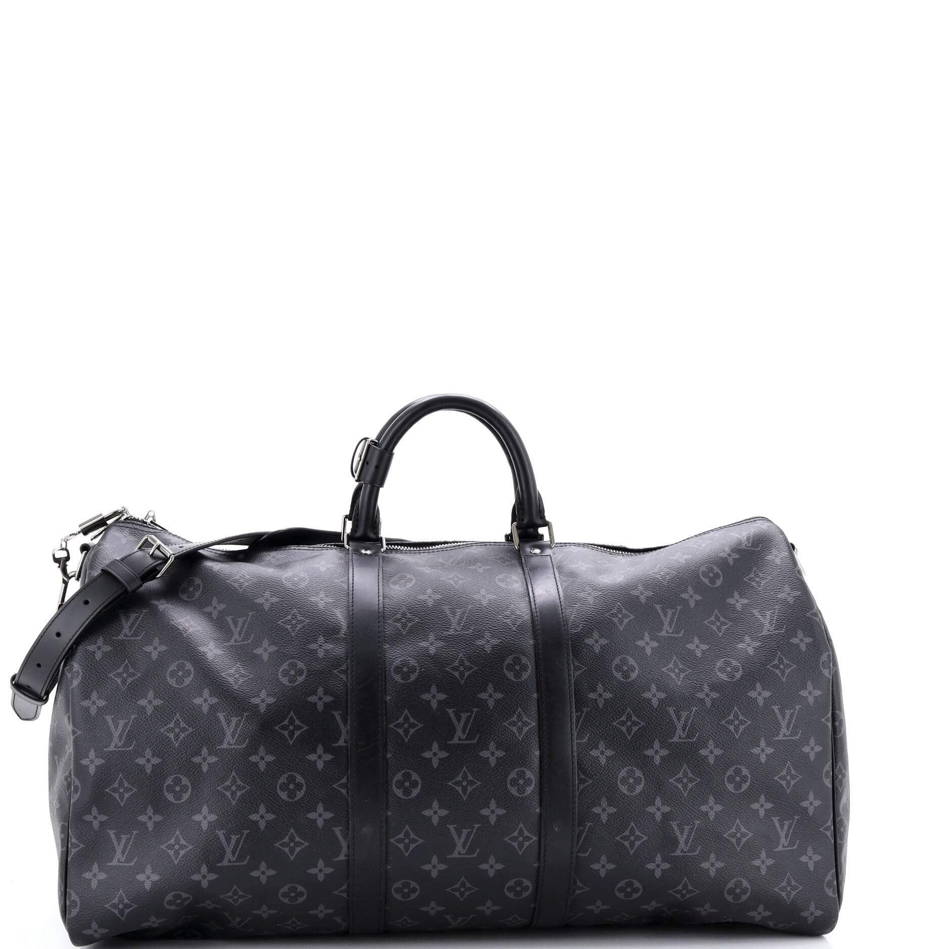 Keepall Bandouliere Bag Monogram Eclipse Canvas 55