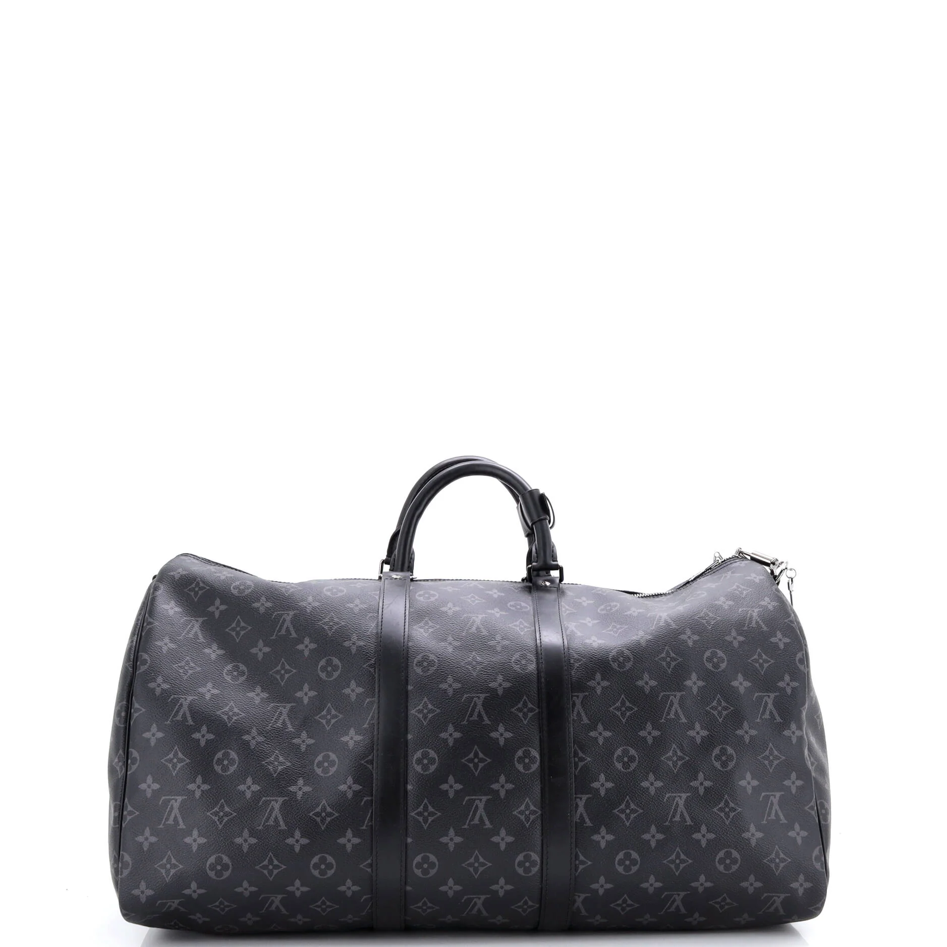 Keepall Bandouliere Bag Monogram Eclipse Canvas 55 - Image 3