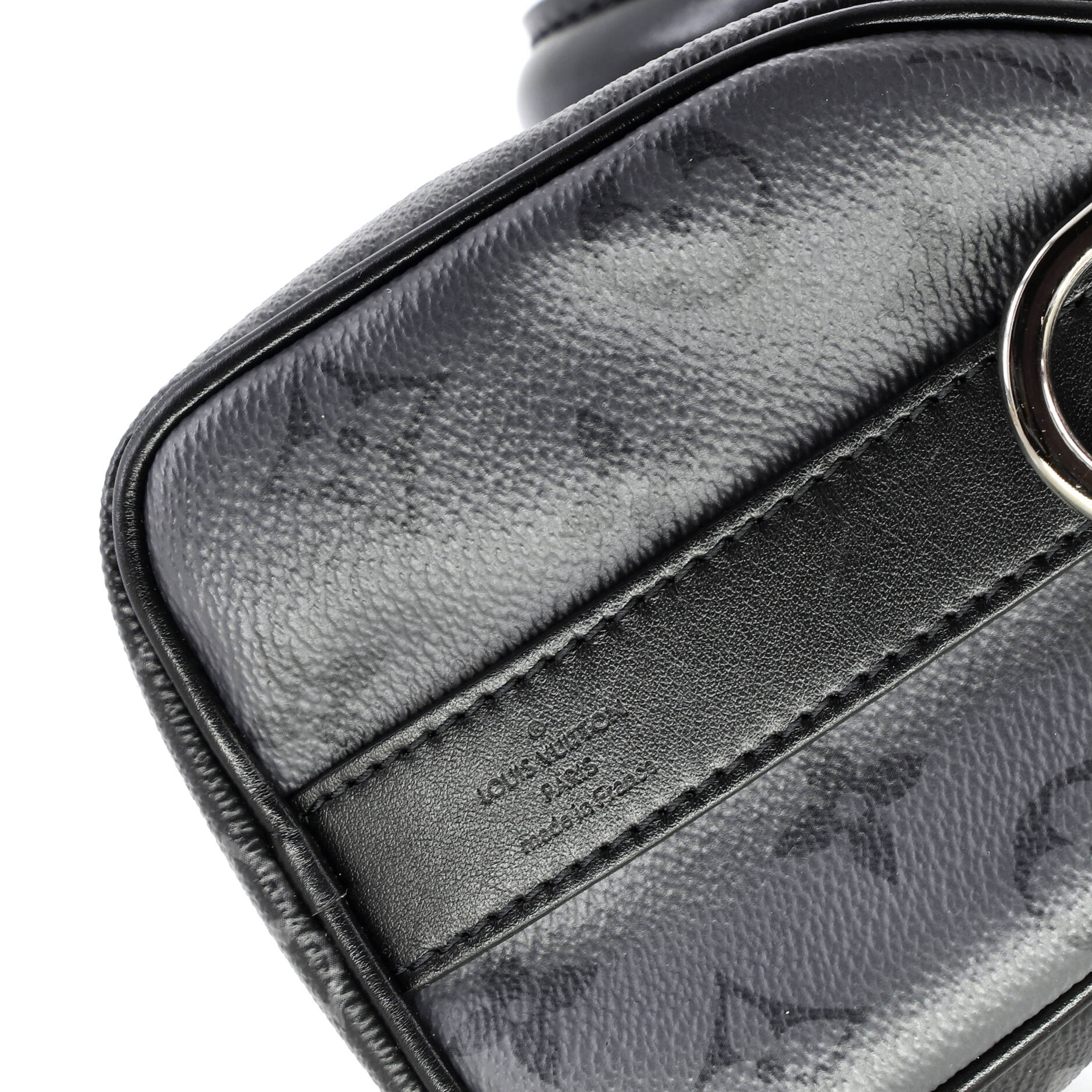 Keepall Bandouliere Bag Reverse Monogram Eclipse Canvas 25 - Image 6