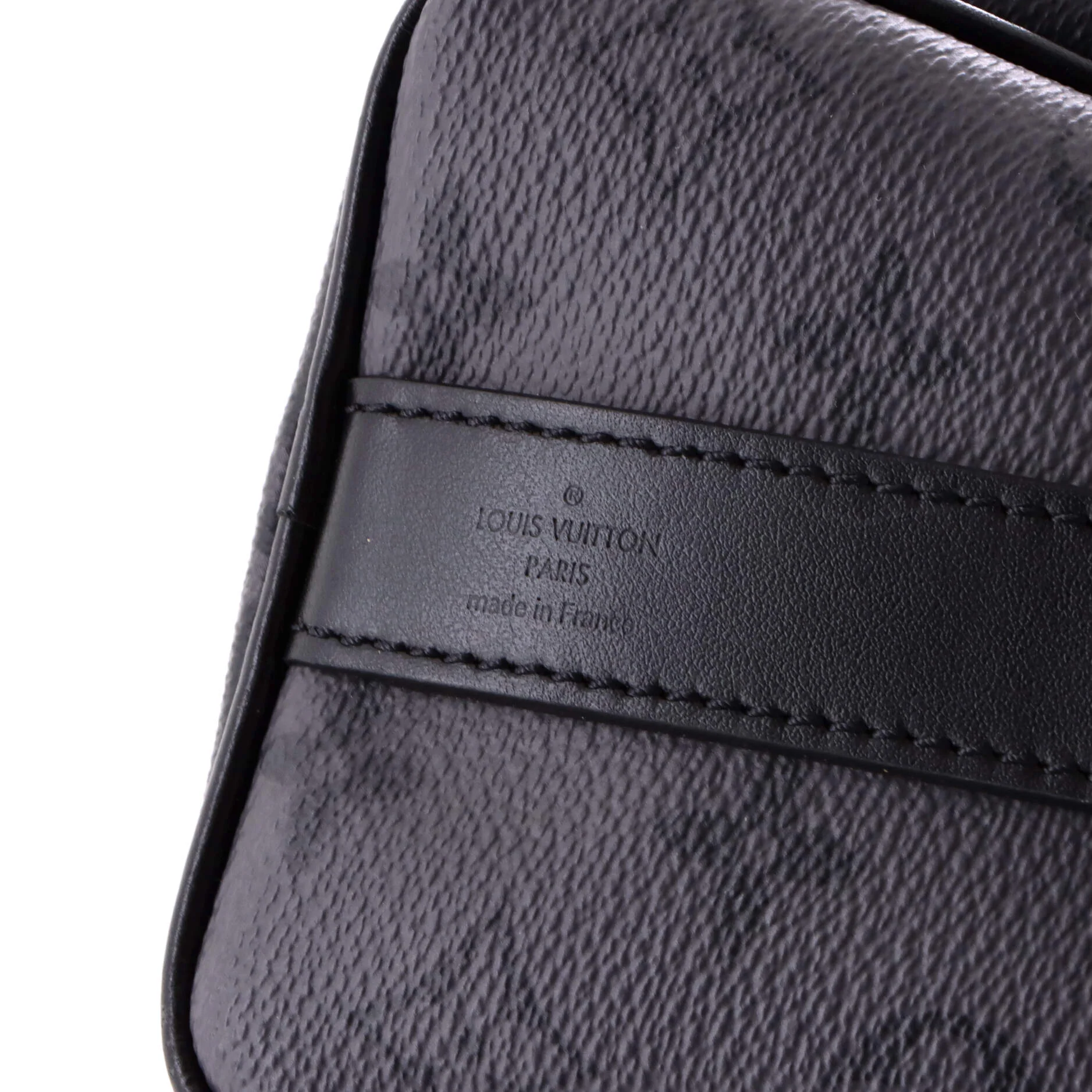 Keepall Bandouliere Bag Reverse Monogram Eclipse Canvas 25 - Image 8