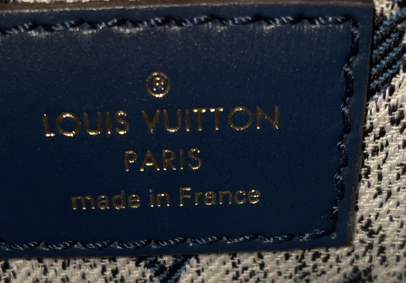 Loop Handbag Monogram Jacquard Denim - Image 7