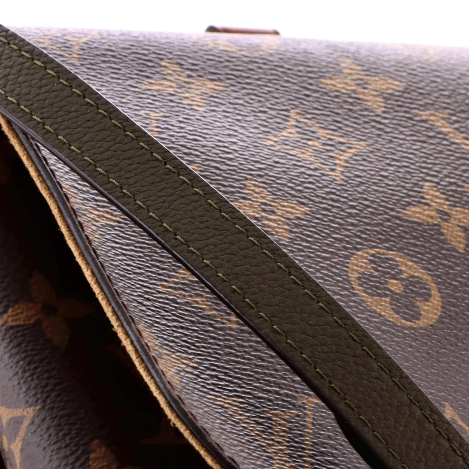 Marignan Handbag Monogram Canvas with Leather - Image 6