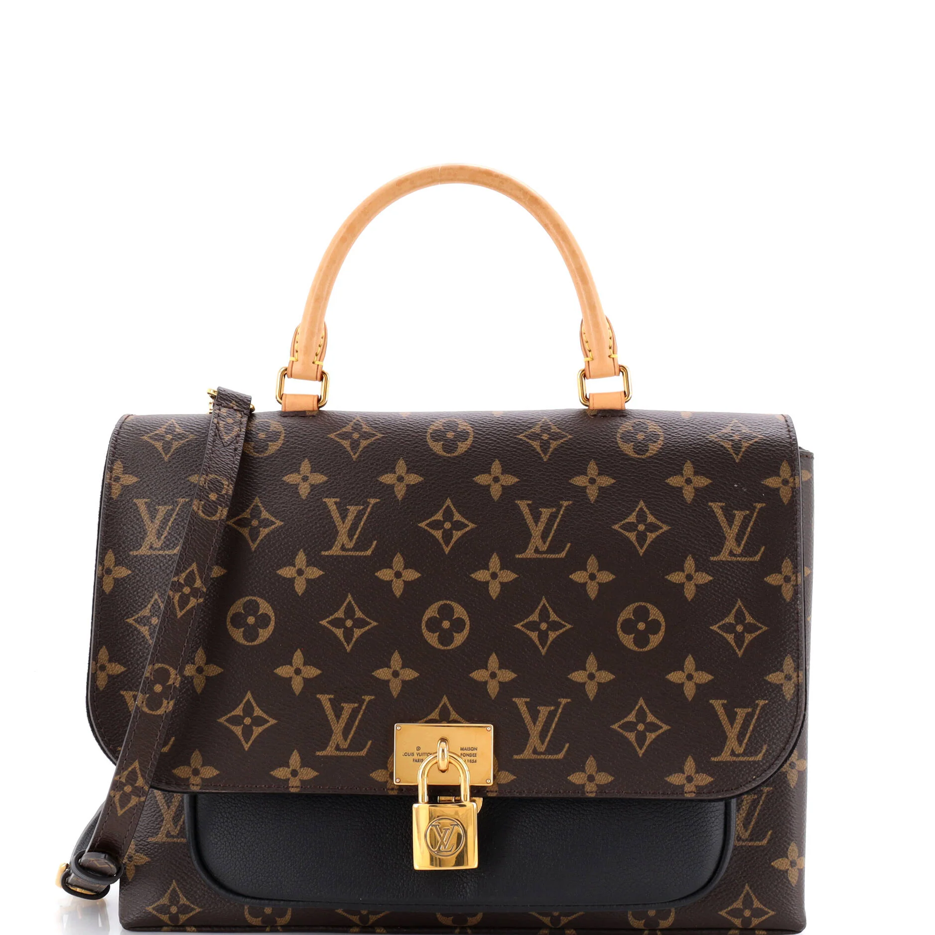 Marignan Handbag Monogram Canvas with Leather