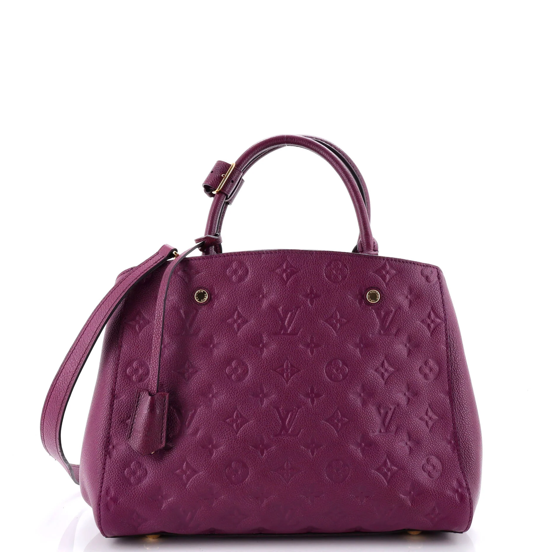 Montaigne Handbag Monogram Empreinte Leather MM