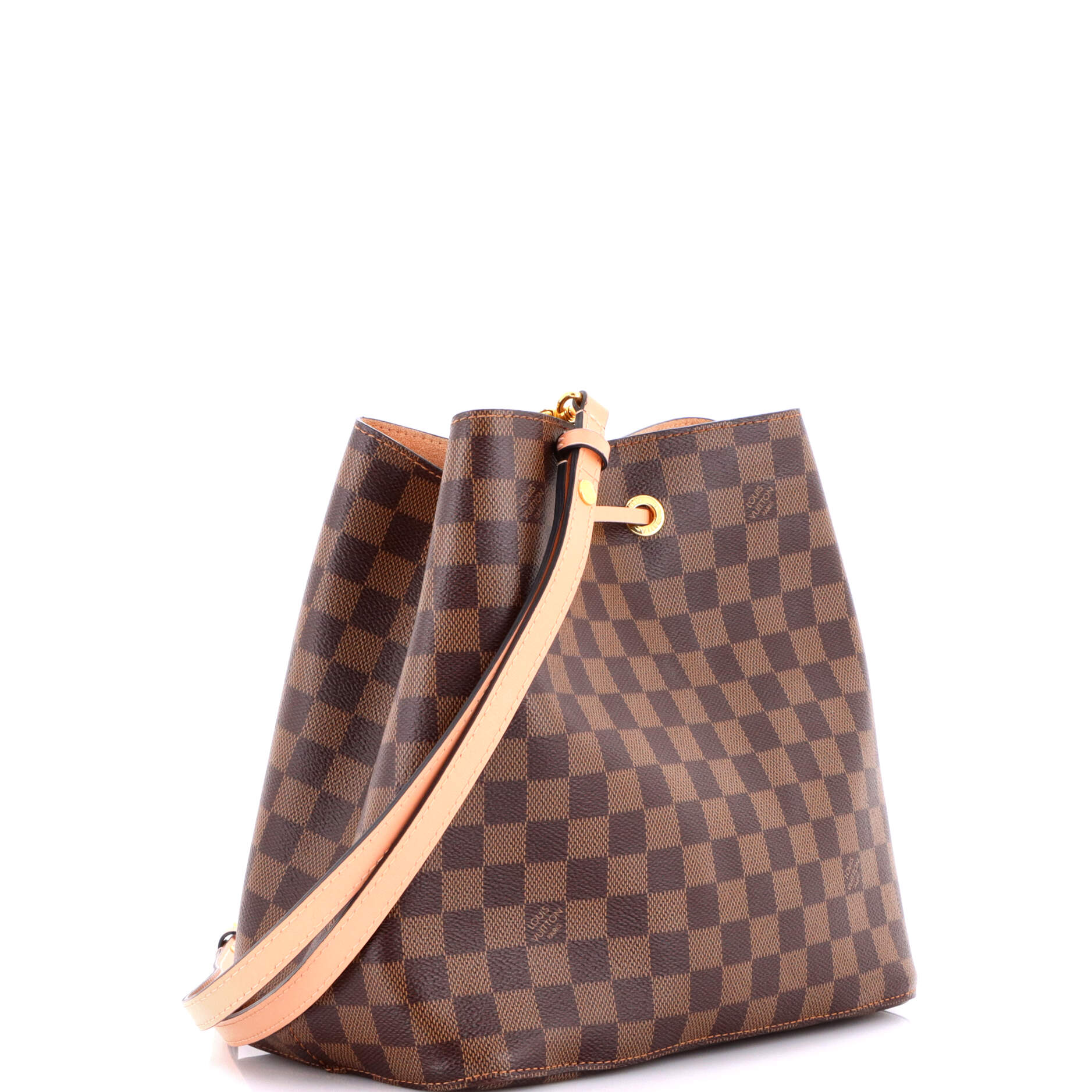 NeoNoe Handbag Damier with Leather MM - Image 2