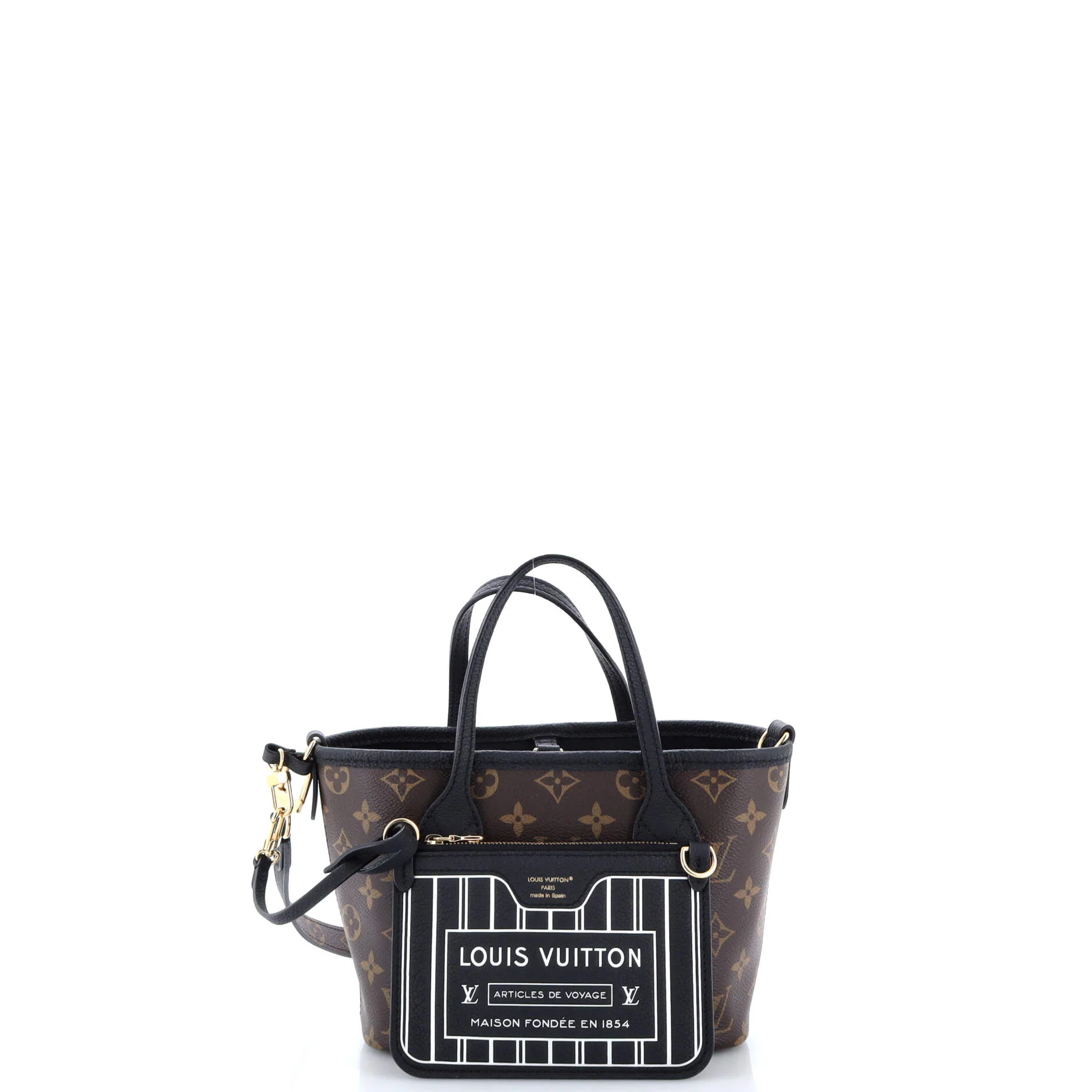 Neverfull Bandouliere Inside Out Monogram Canvas and Leather BB - Image 2