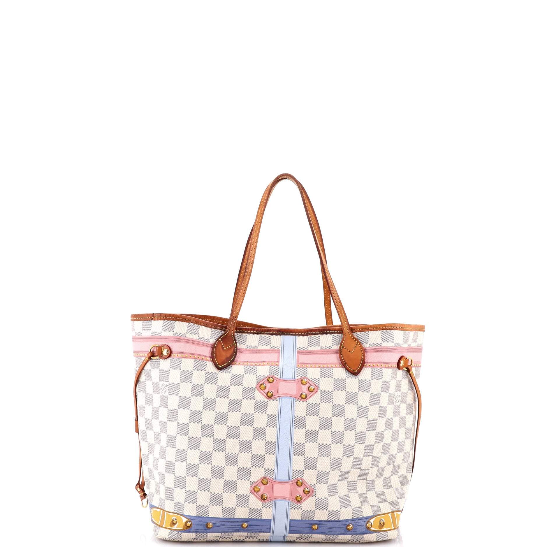 Neverfull NM Tote Limited Edition Damier Summer Trunks MM - Image 3