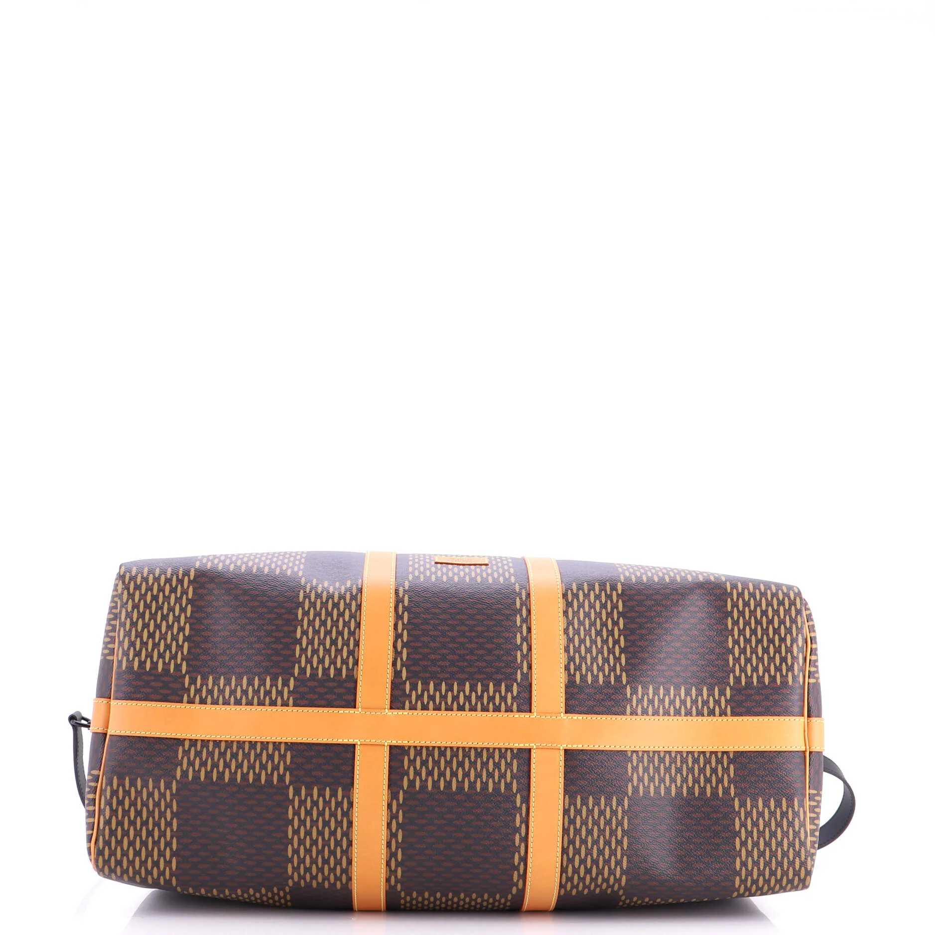 Nigo Keepall Bandouliere Bag Limited Edition Giant Damier and Monogram Canvas 50 - Image 4