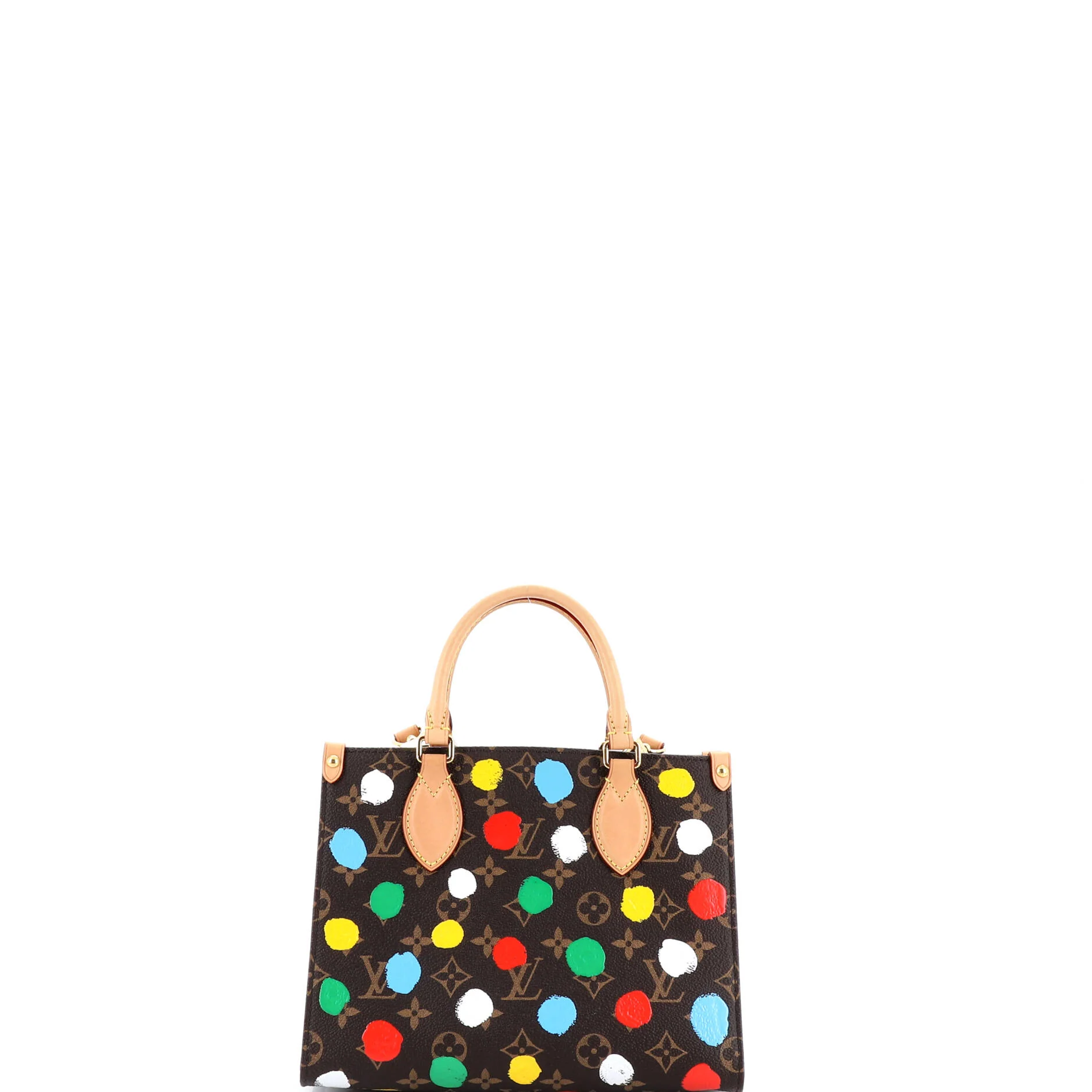 OnTheGo Tote Yayoi Kusama Painted Dots Monogram Canvas PM - Image 3