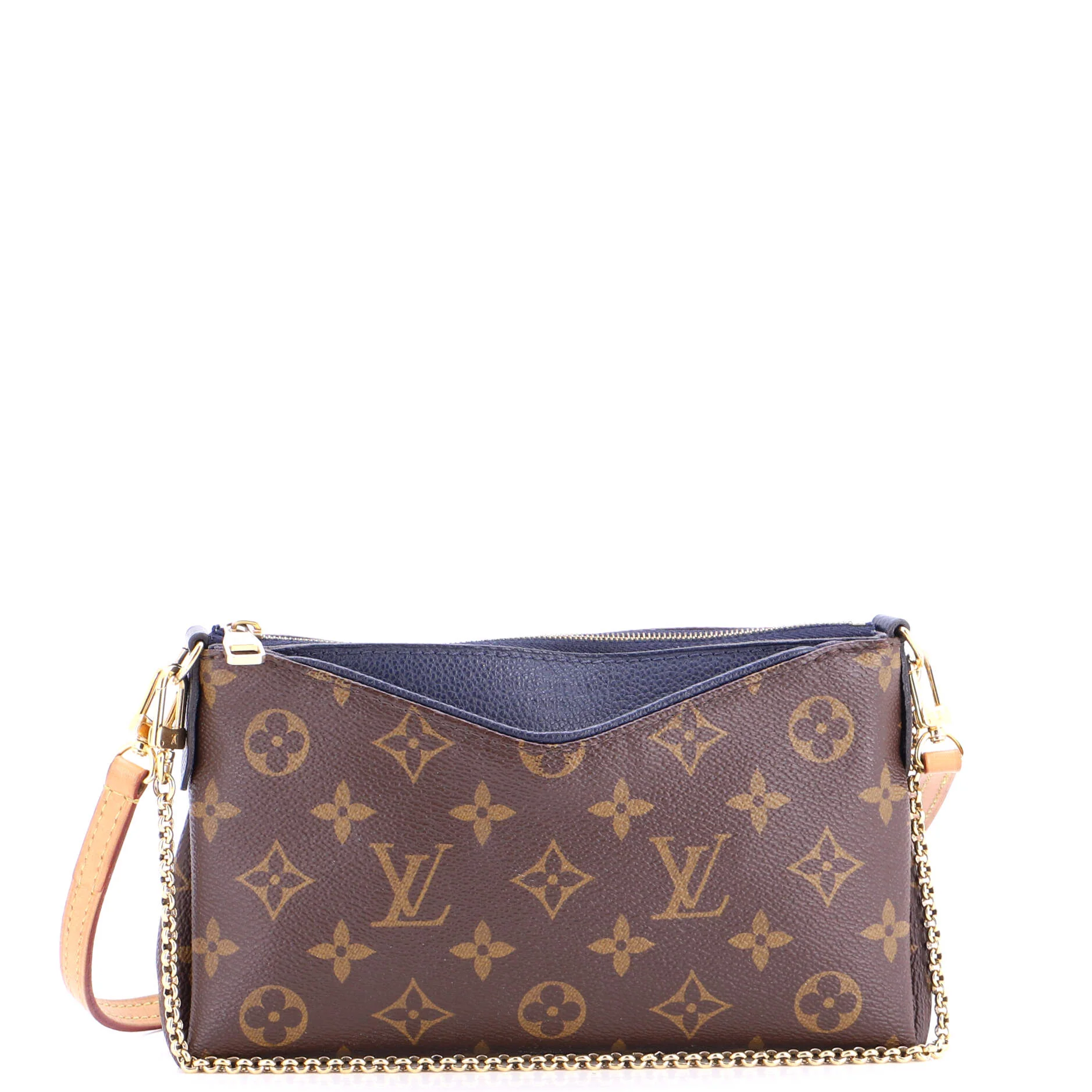 Pallas Clutch Monogram Canvas with Leather