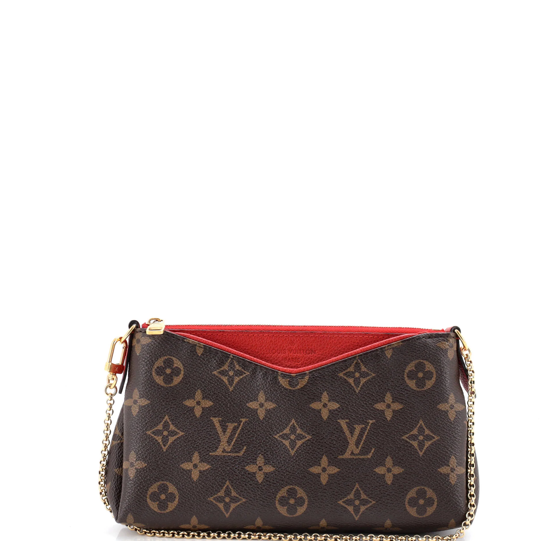 Pallas Clutch Monogram Canvas with Leather