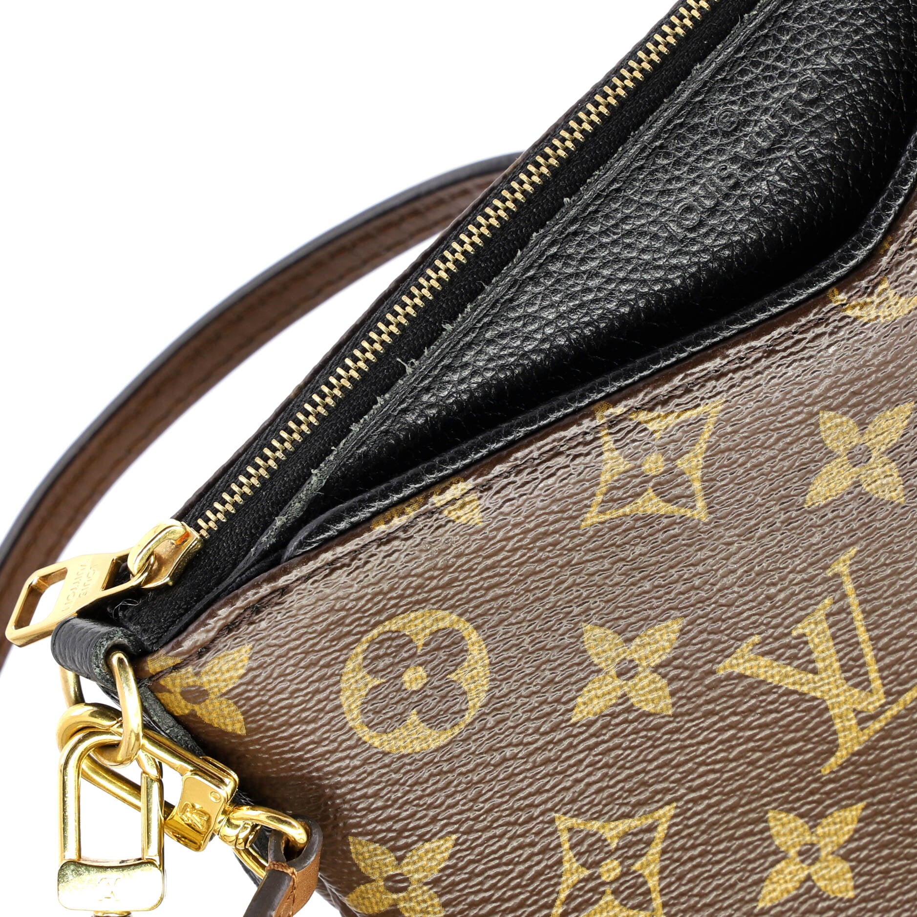 Pallas Clutch Monogram Canvas with Leather - Image 8