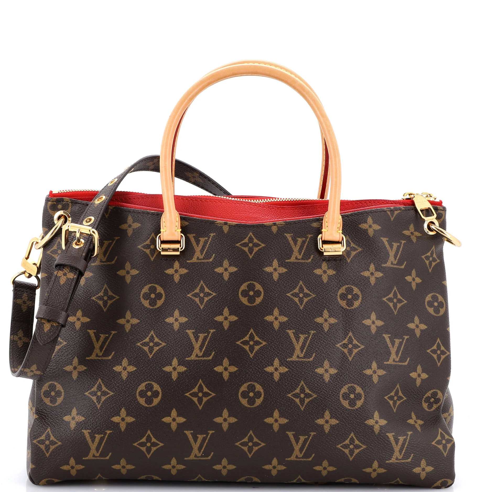 Pallas Tote Monogram Canvas with Leather