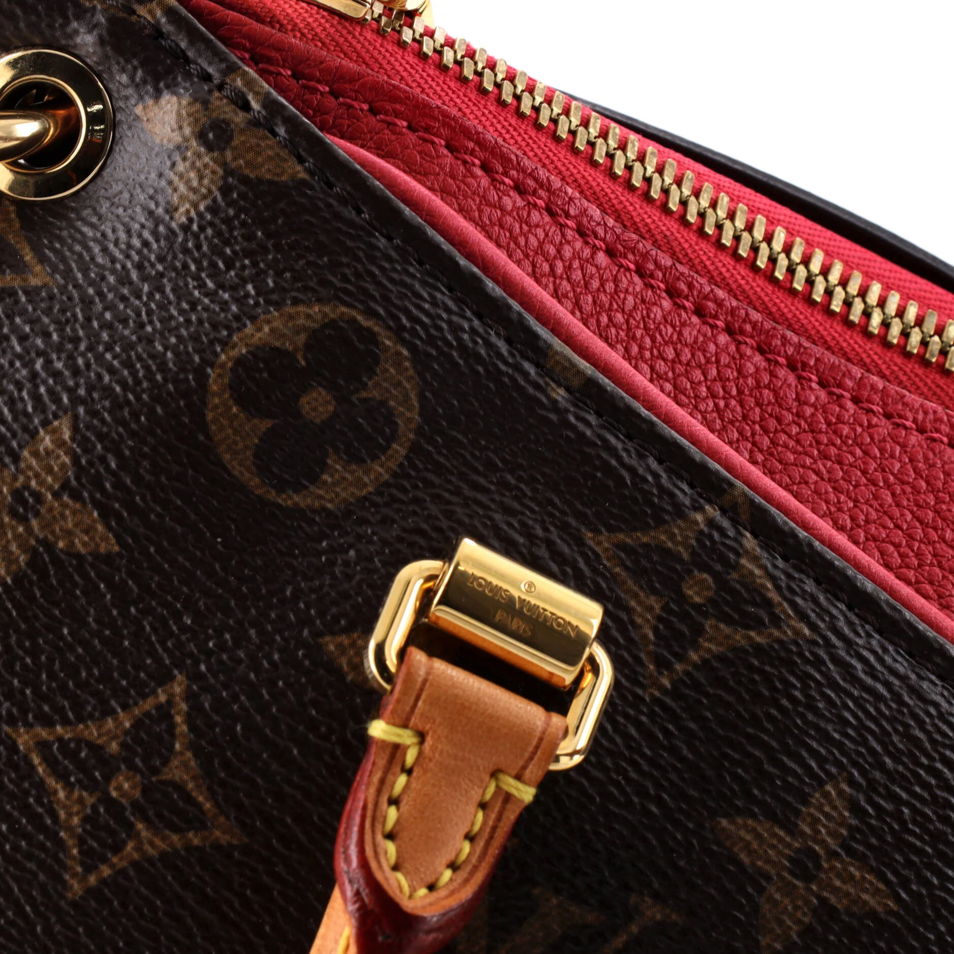 Pallas Tote Monogram Canvas with Leather BB - Image 6