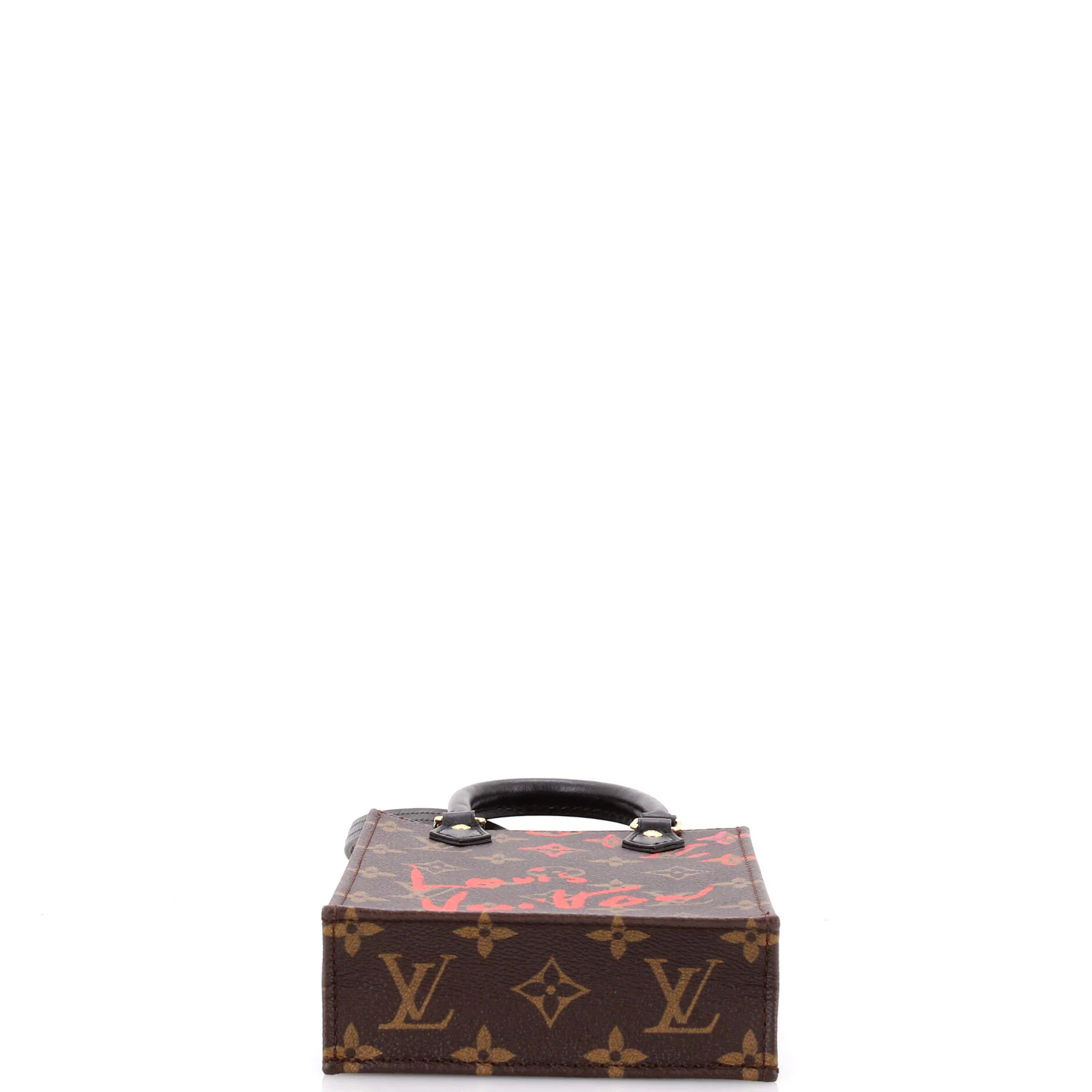 Petit Sac Plat Bag Limited Edition Fall in Love Monogram Canvas - Image 4