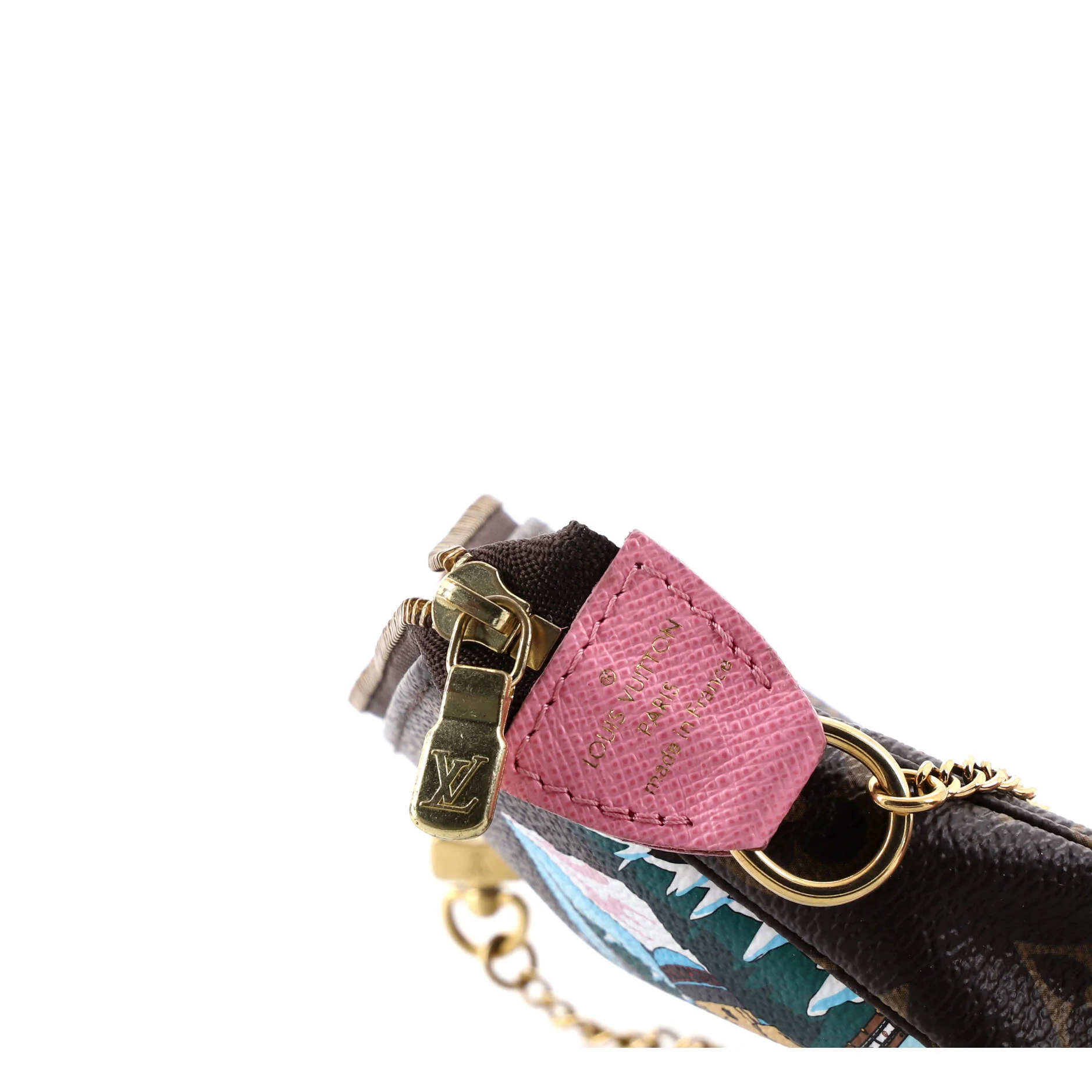 Pochette Accessoires Limited Edition Vivienne Xmas Monogram Canvas Mini - Image 6