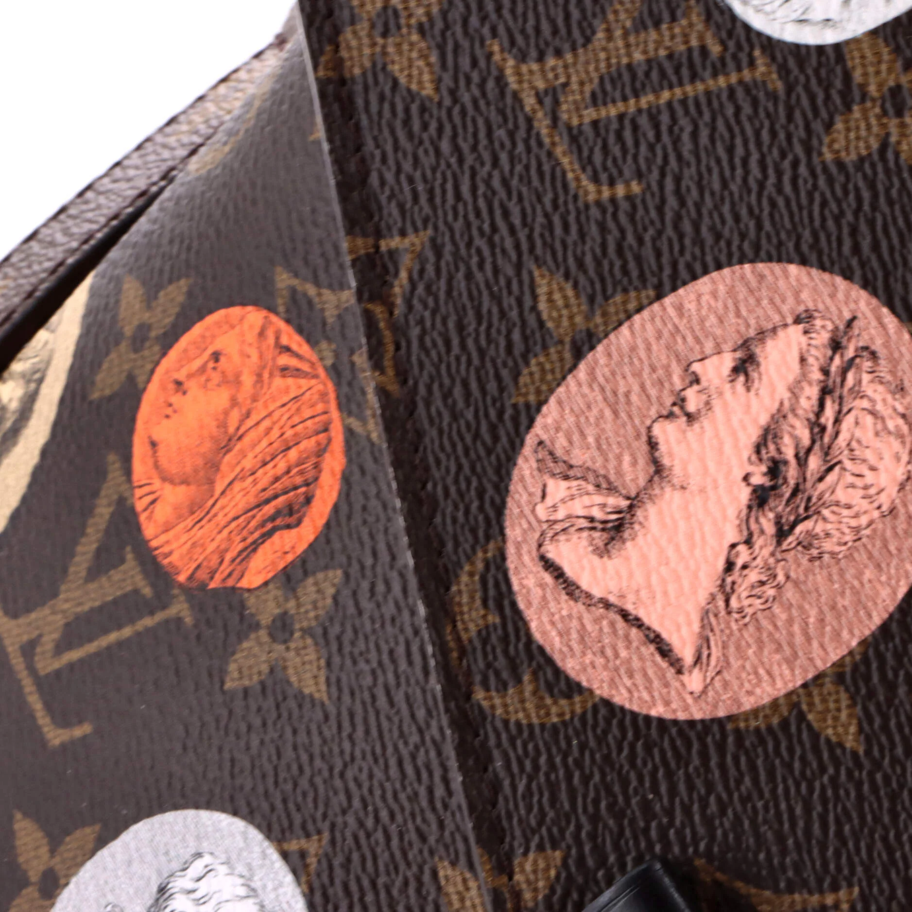 Pochette Metis Limited Edition Fornasetti Cameo Monogram Canvas - Image 6