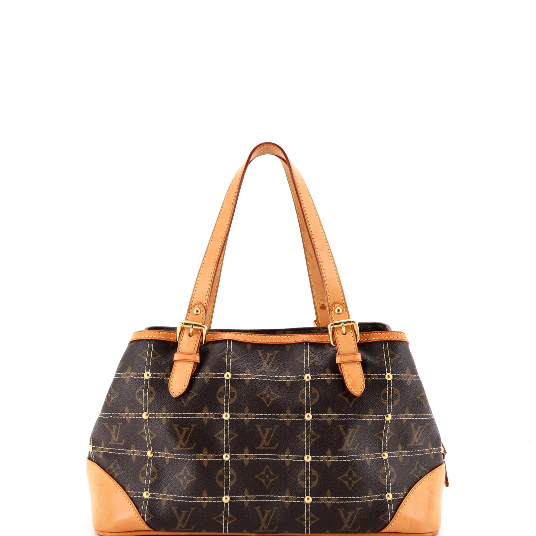 Riveting Handbag Monogram Canvas - Image 3