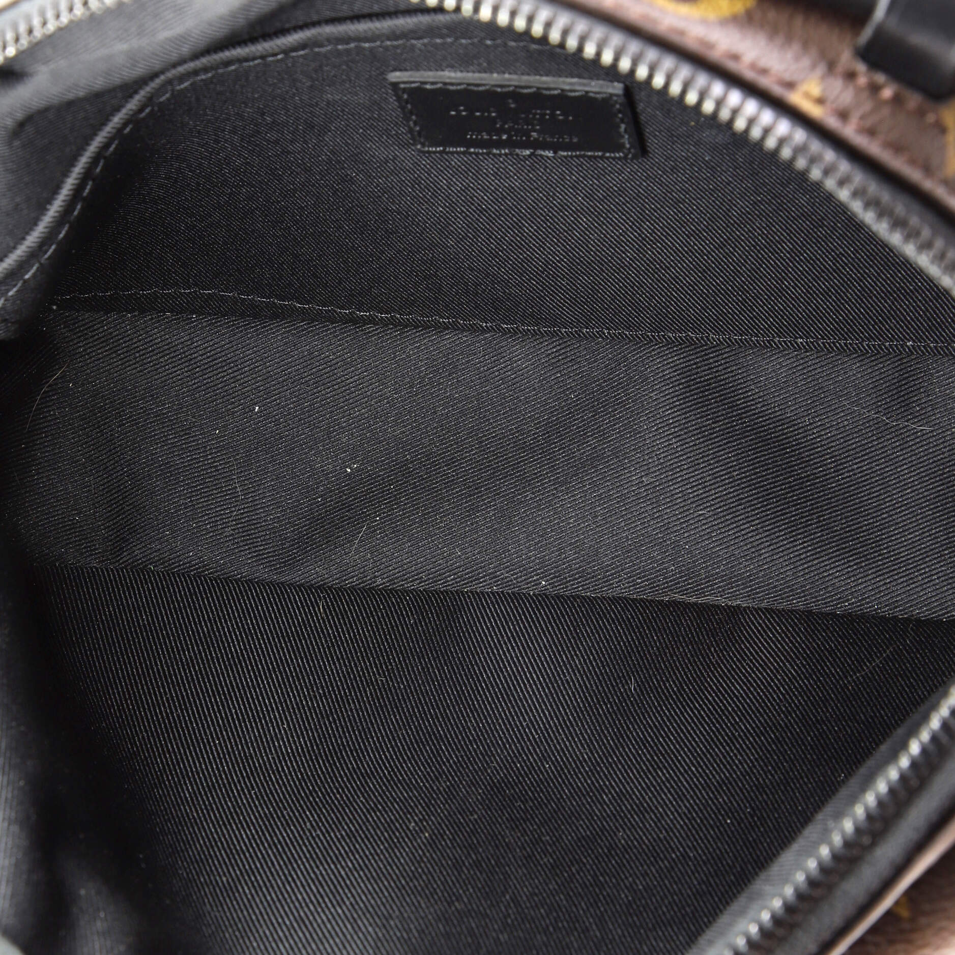 S Lock Messenger Bag Macassar Monogram Canvas - Image 5