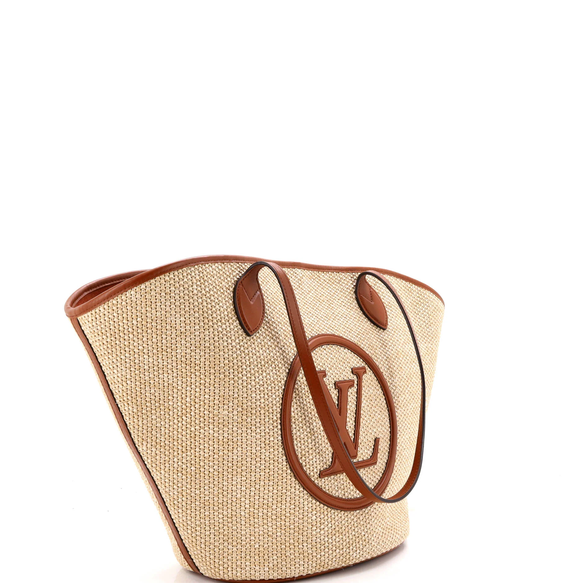 Saint Jacques NM Handbag Raffia and Leather - Image 3