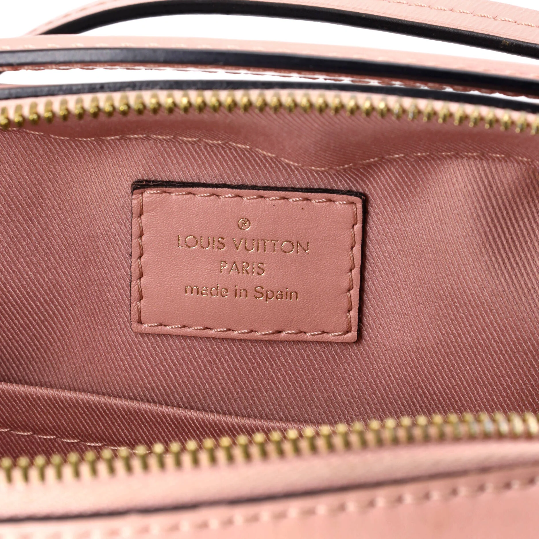 Saintonge Handbag Monogram Canvas with Leather - Image 7