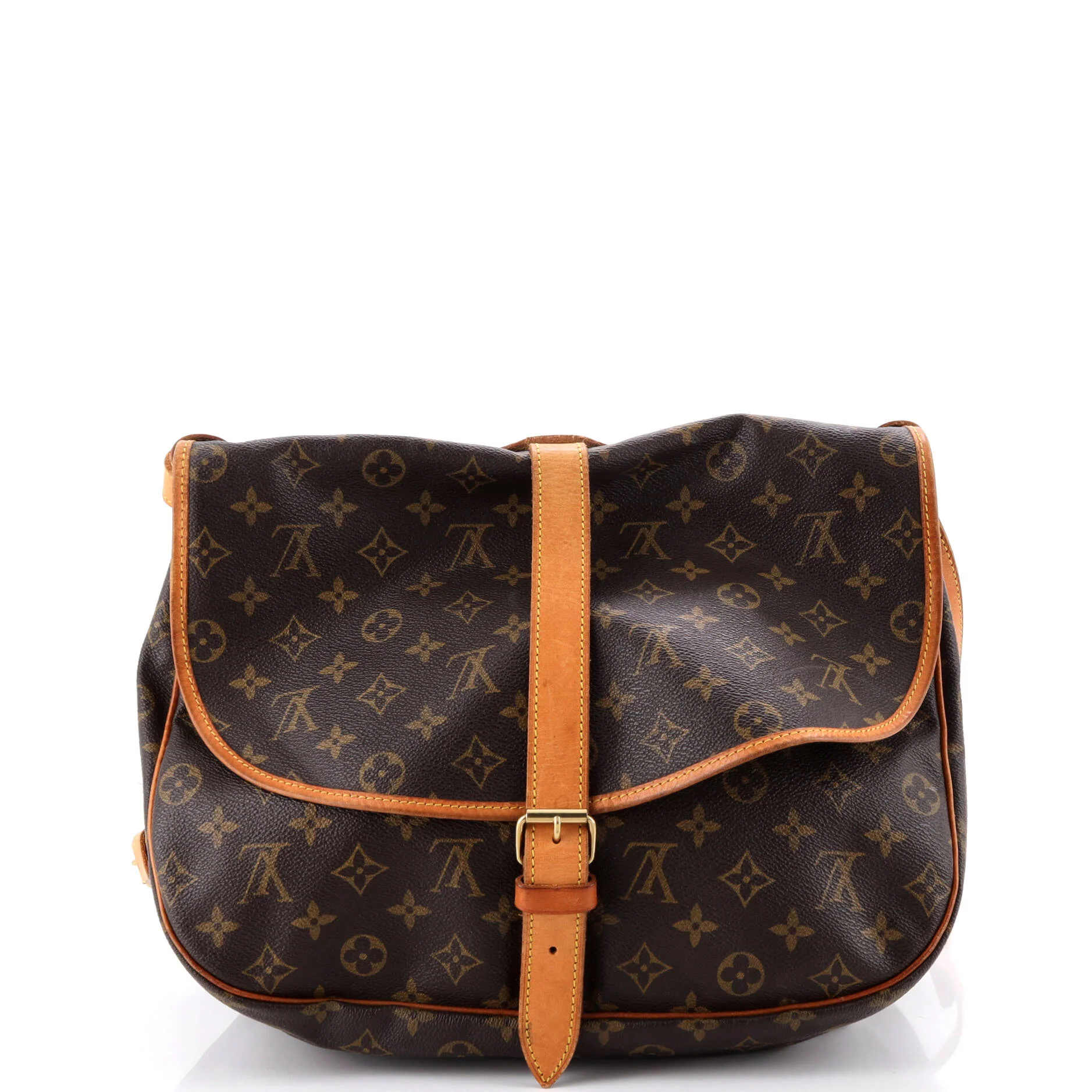 Saumur Handbag Monogram Canvas 35 - Image 3