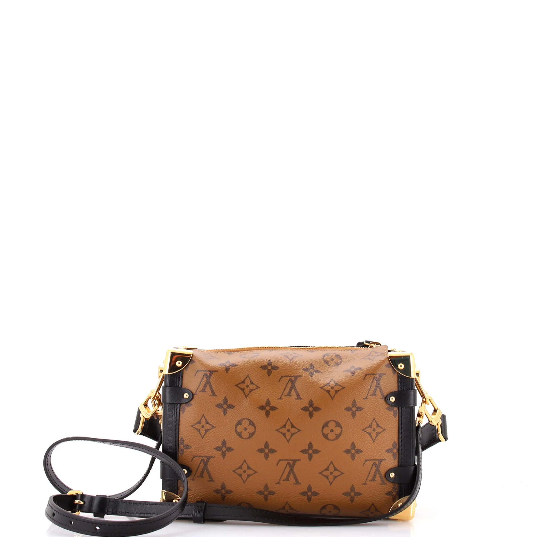 Side Trunk Handbag Limited Edition Sun Yitian Reverse Monogram Canvas MM - Image 3