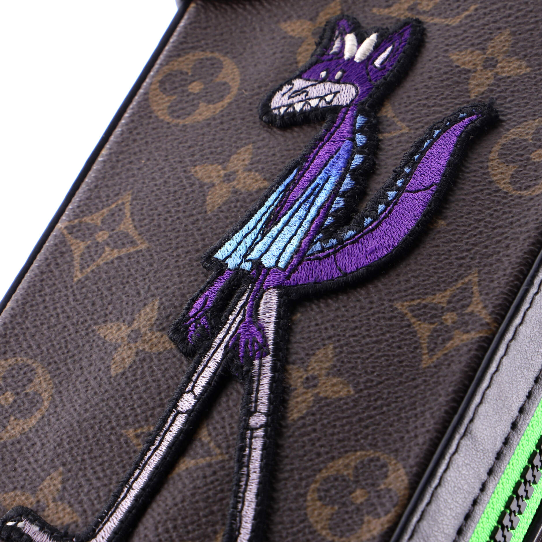 Soft Trunk Phone Box Monogram Canvas with LV Friends Patch - Image 7