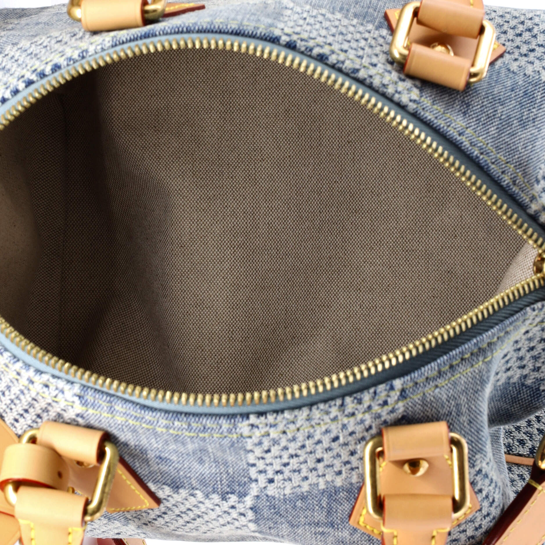 Speedy Bandouliere Bag 3D Damier Giant Denim 25 - Image 5
