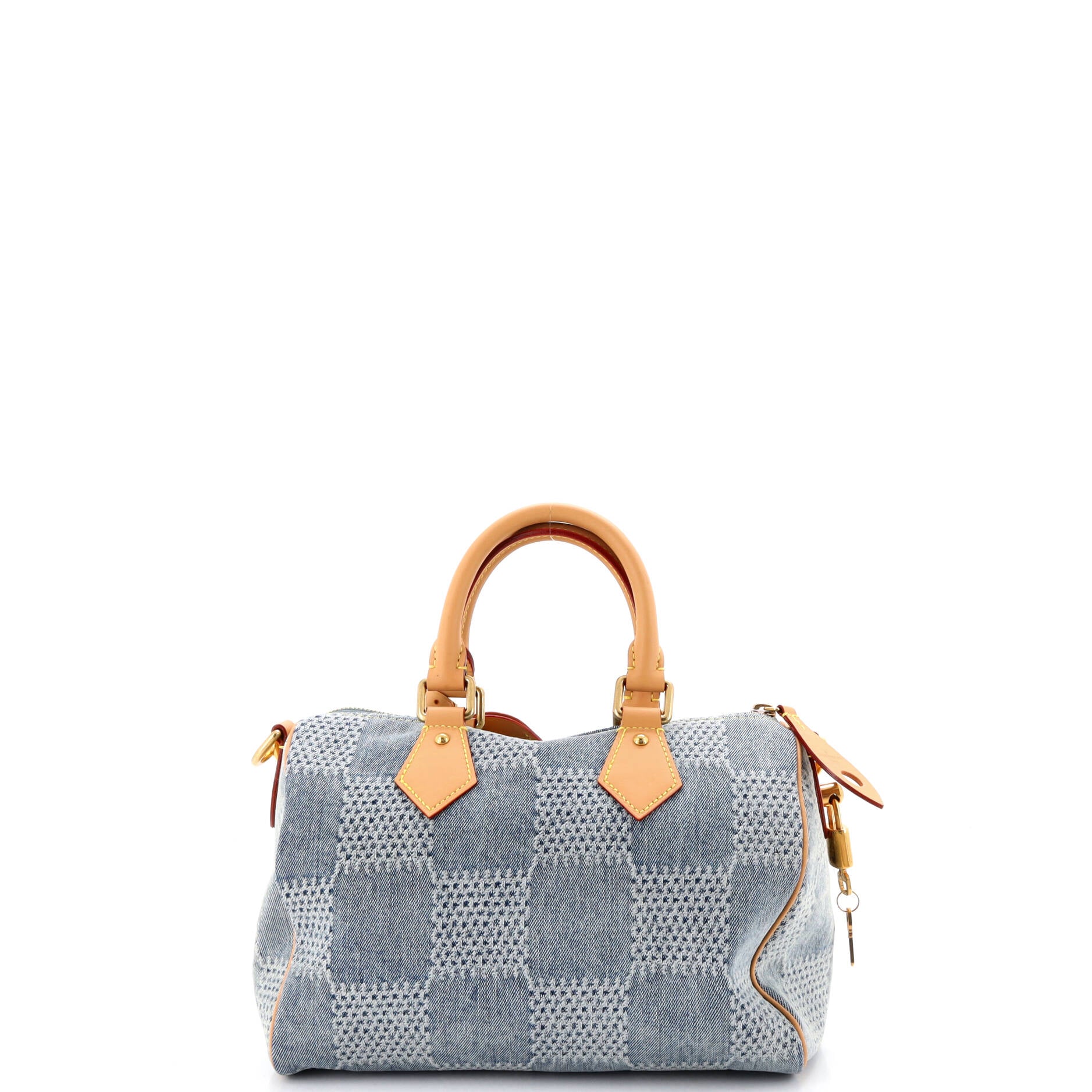 Speedy Bandouliere Bag 3D Damier Giant Denim 25 - Image 3