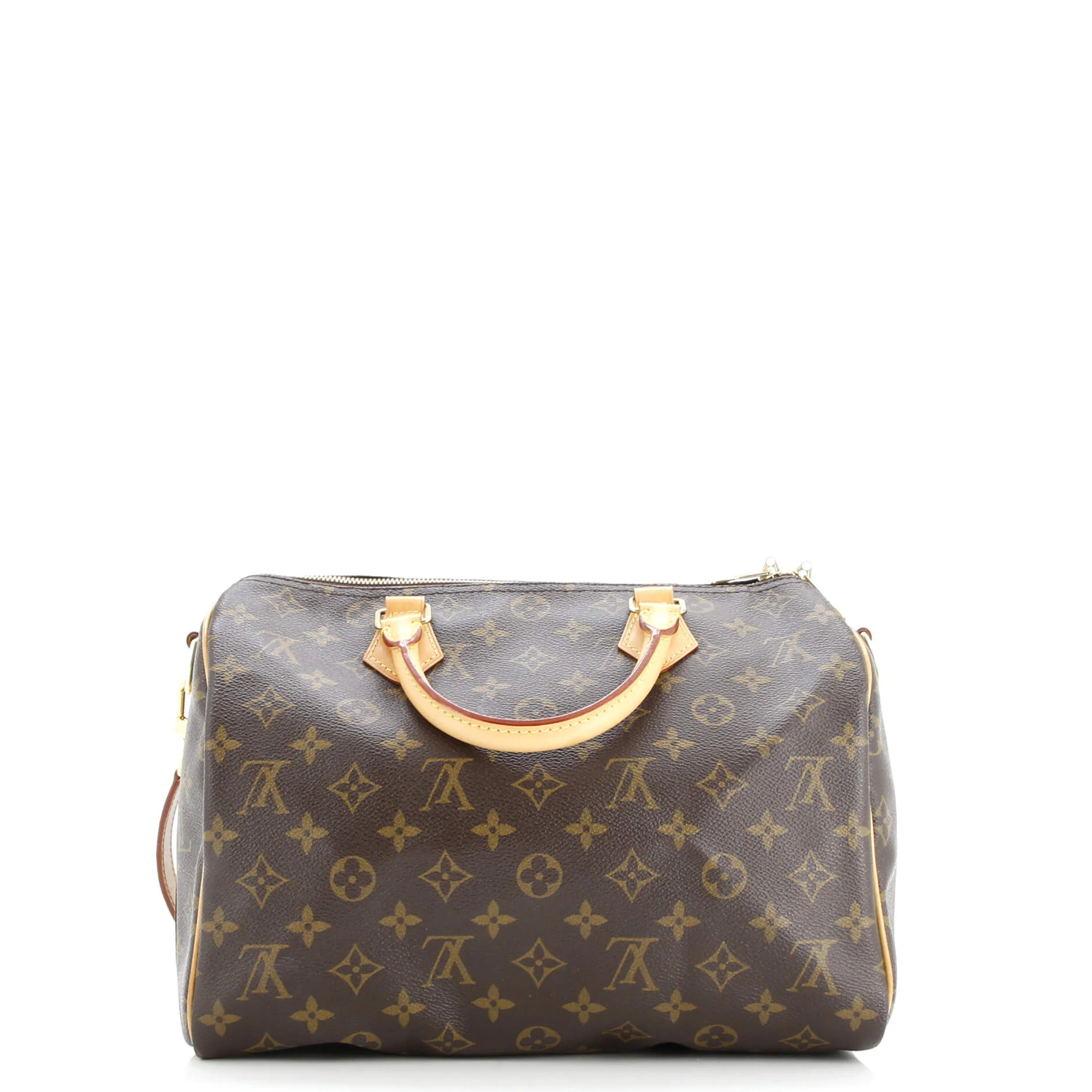 Speedy Bandouliere Bag Monogram Canvas 30 - Image 3