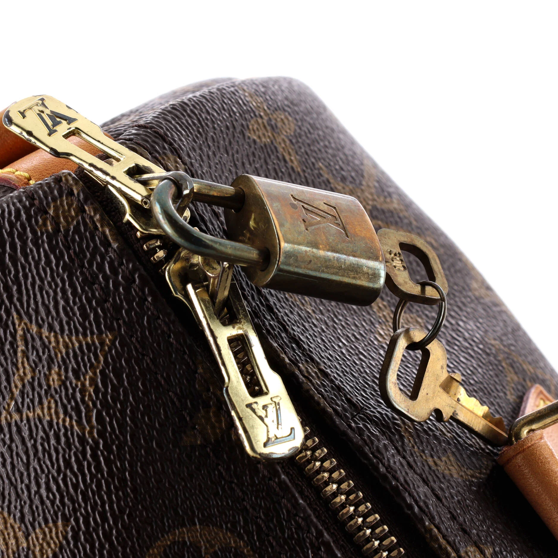 Speedy Bandouliere Bag Monogram Canvas 30 - Image 6