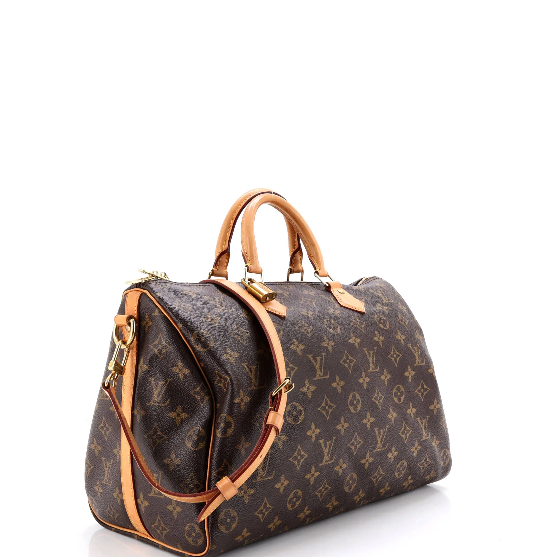 Speedy Bandouliere Bag Monogram Canvas 35 - Image 2