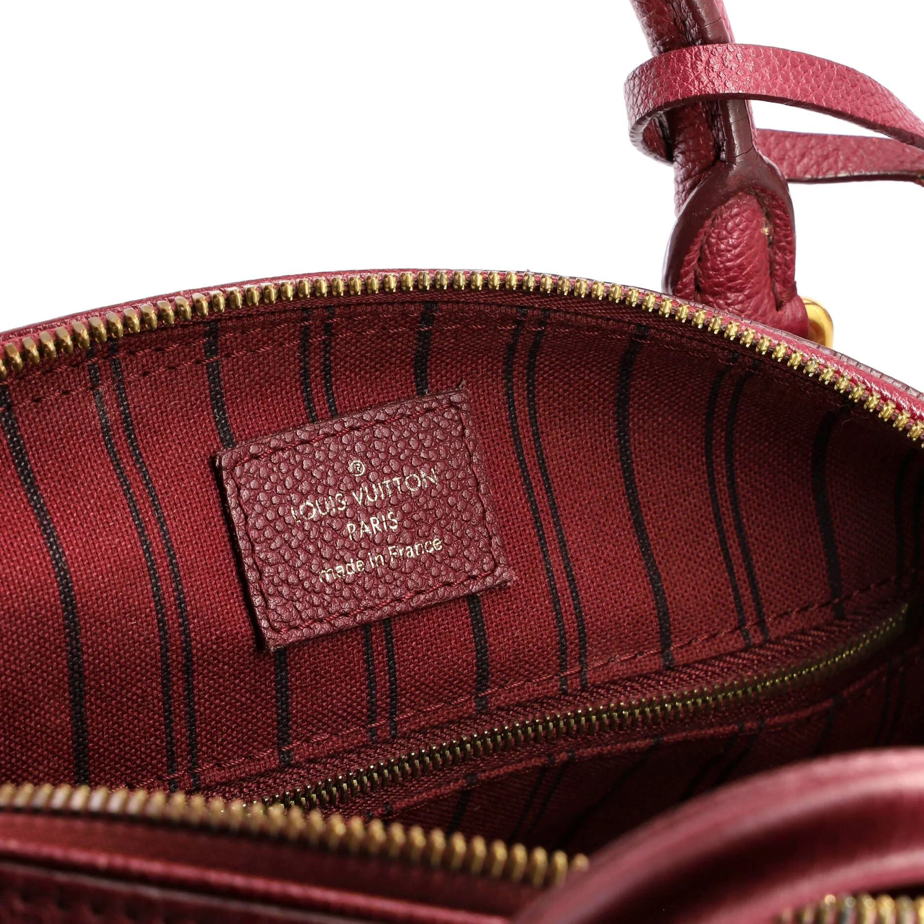 Speedy Bandouliere Bag Monogram Empreinte Leather 25 - Image 6