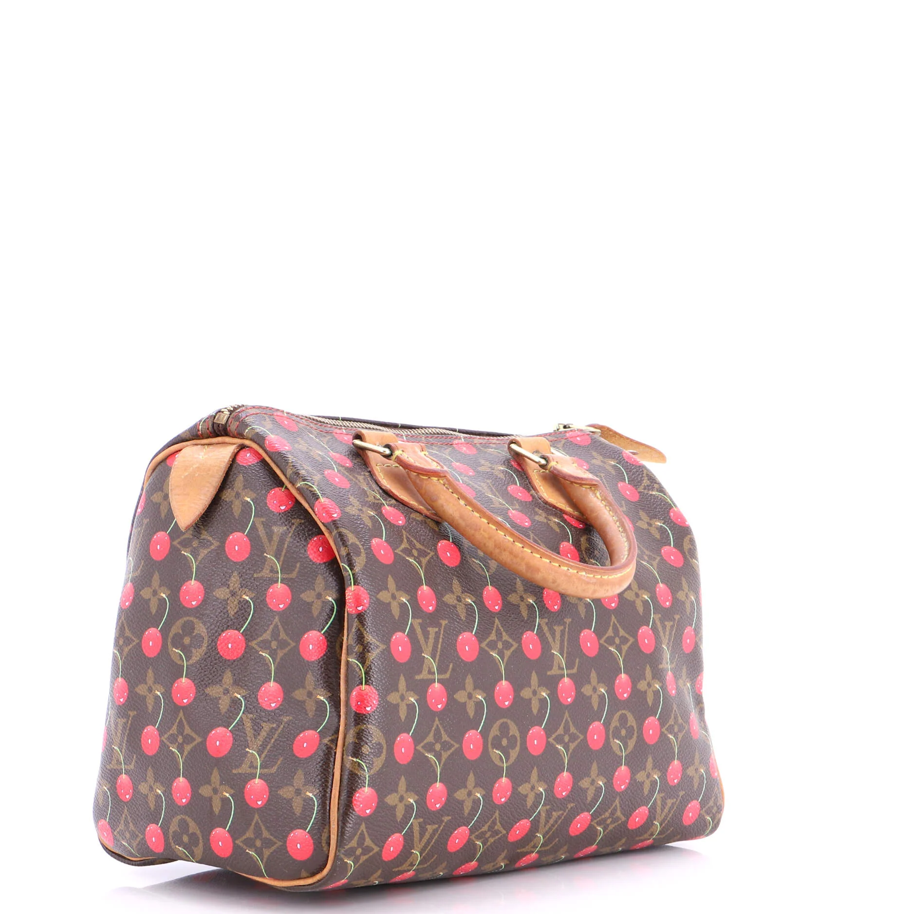 Speedy Handbag Limited Edition Monogram Cerises 25 - Image 2