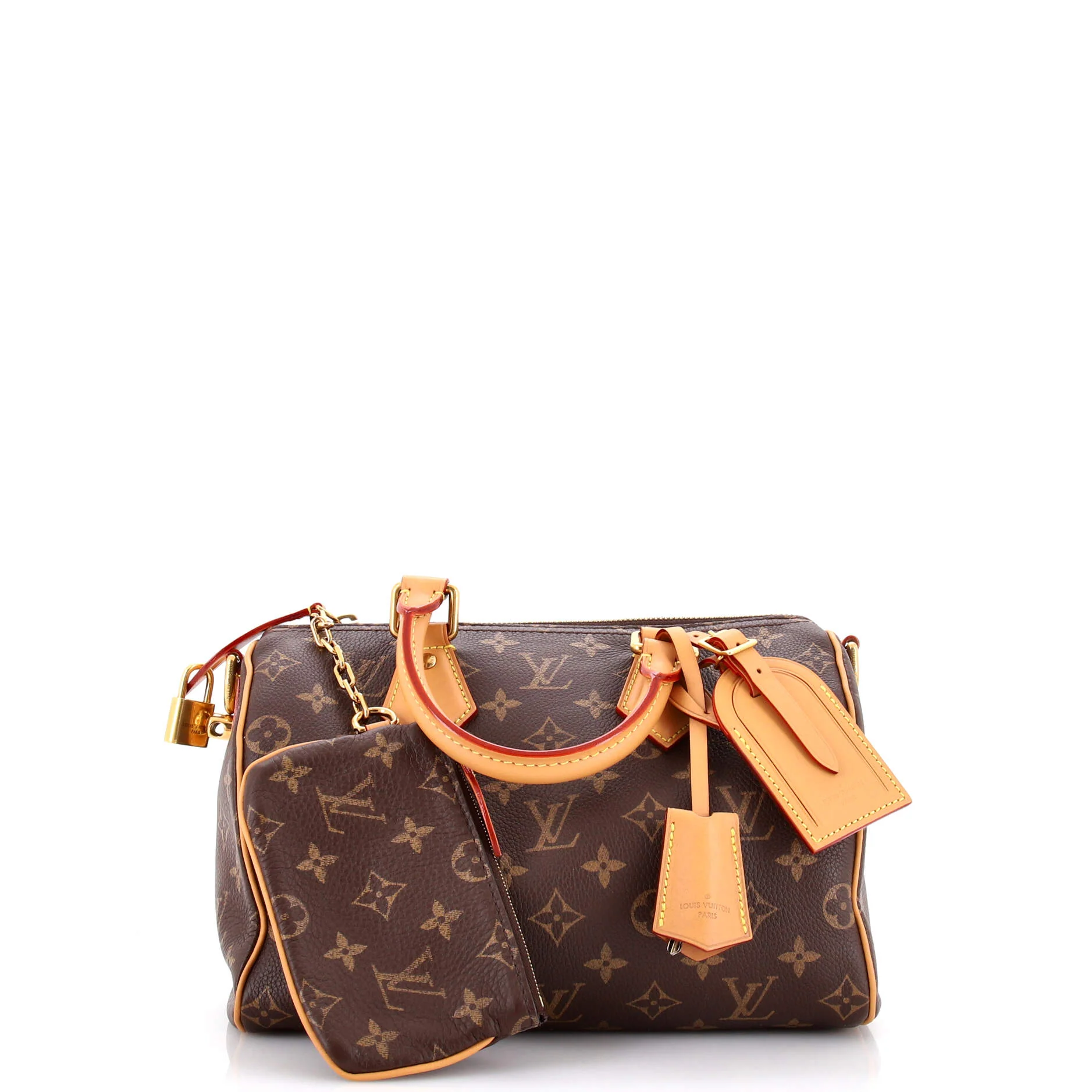 Speedy P9 Bandouliere Bag Monogram Leather 25 - Image 2