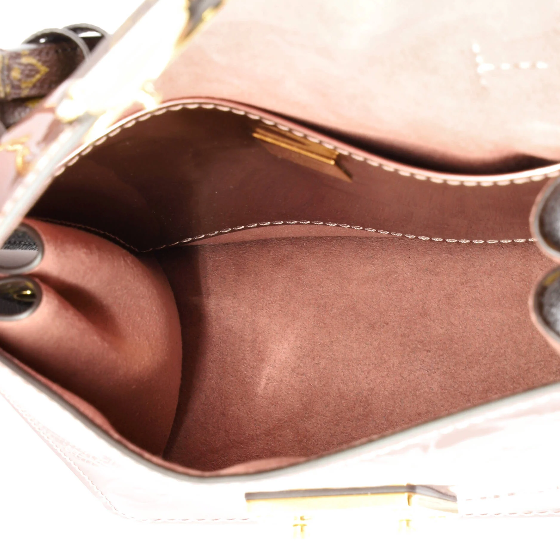 Spring Street NM Handbag Monogram Vernis with Monogram Canvas - Image 5