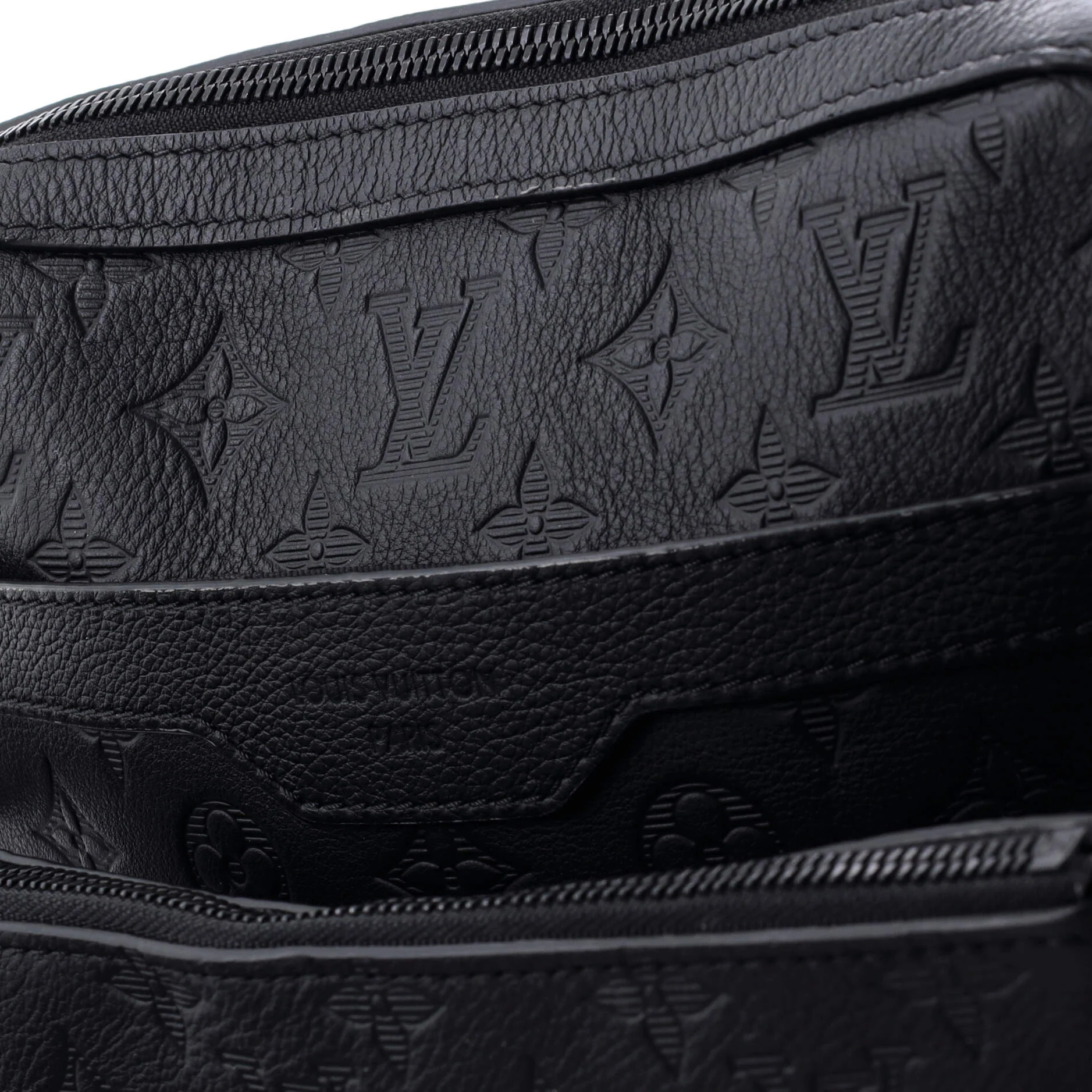 Trio Messenger Bag Monogram Shadow Leather - Image 8