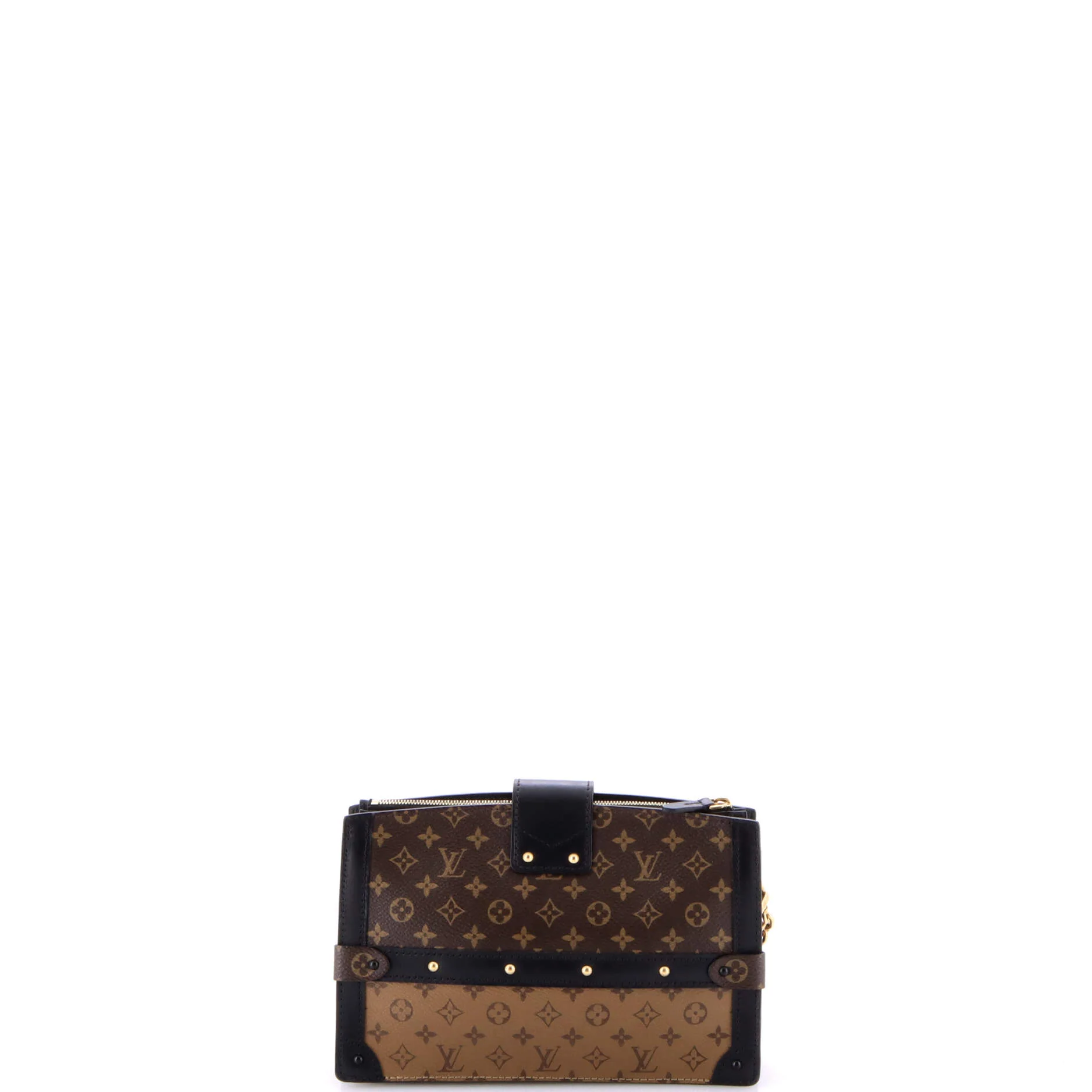 Trunk Clutch Reverse Monogram Canvas - Image 3
