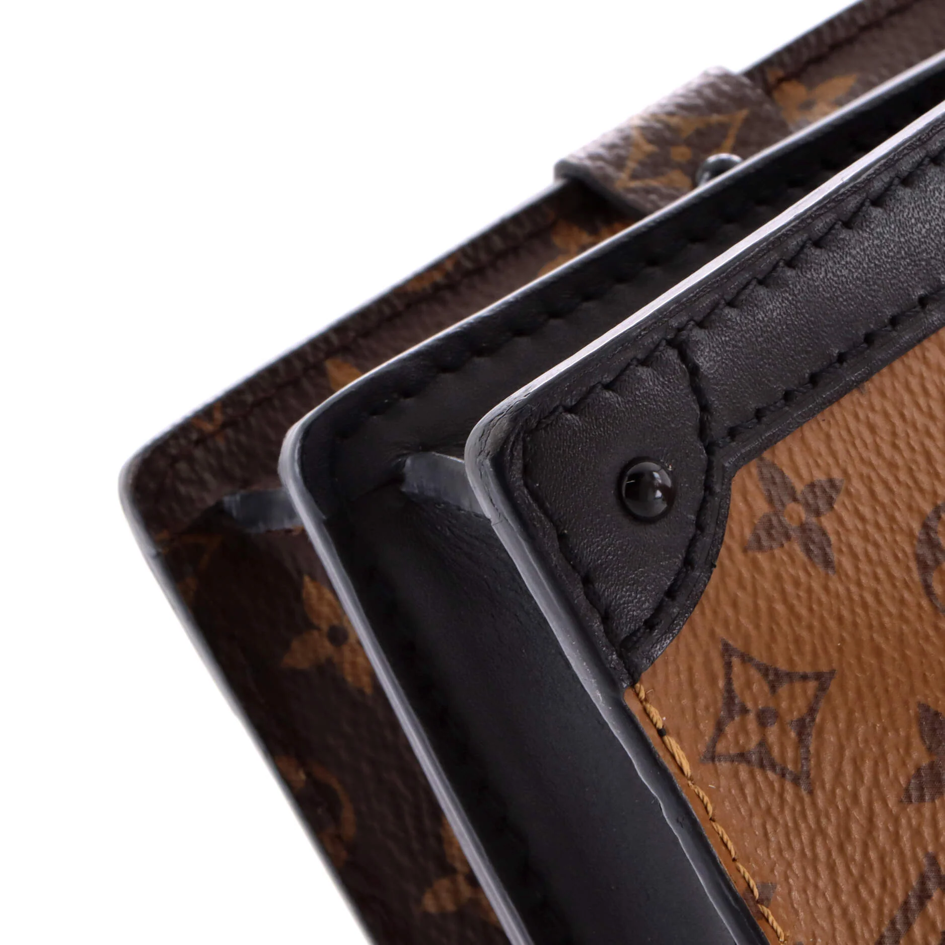 Trunk Clutch Reverse Monogram Canvas - Image 6