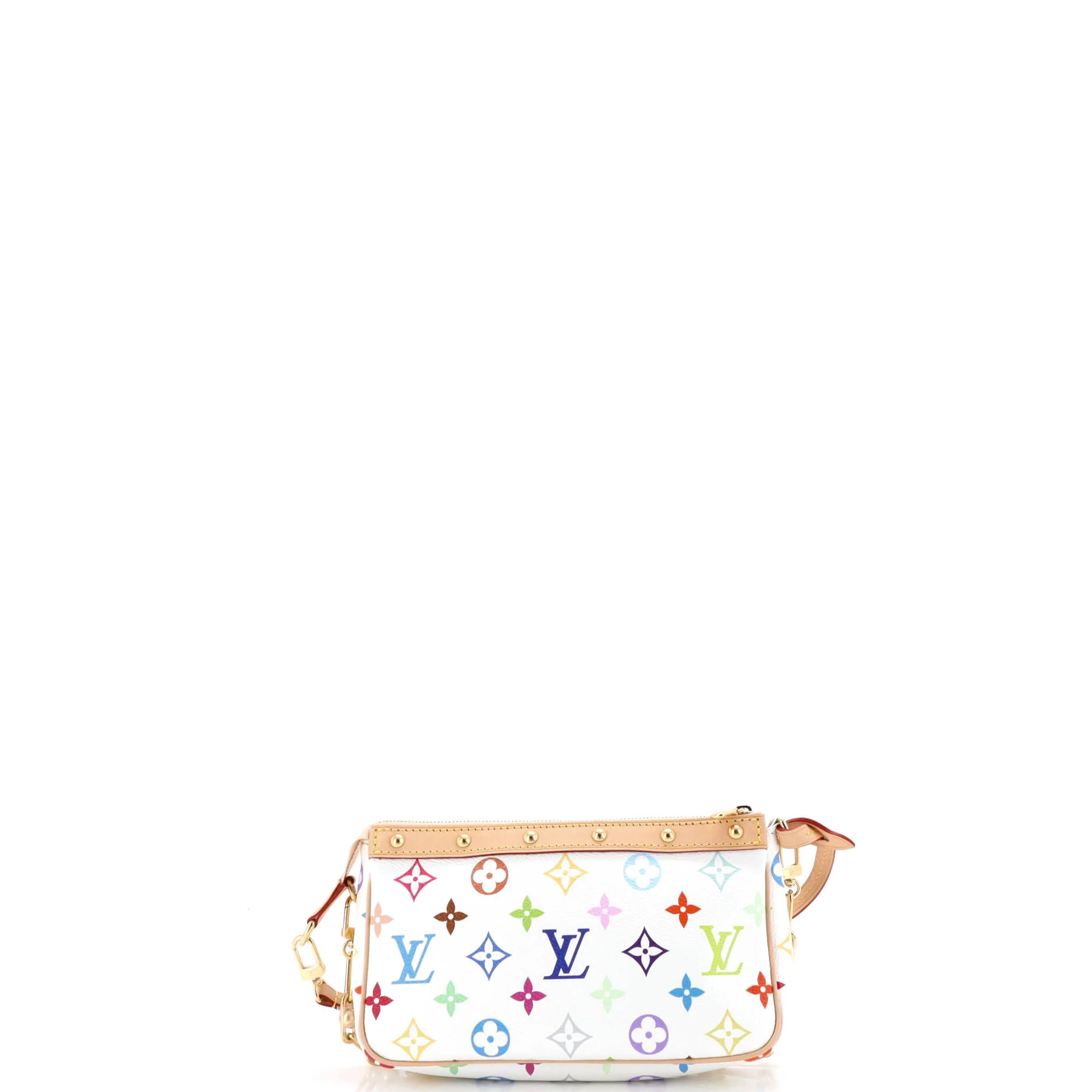 x Takashi Murakami Chain Pochette Accessoires NM Monogram Multicolor - Image 3