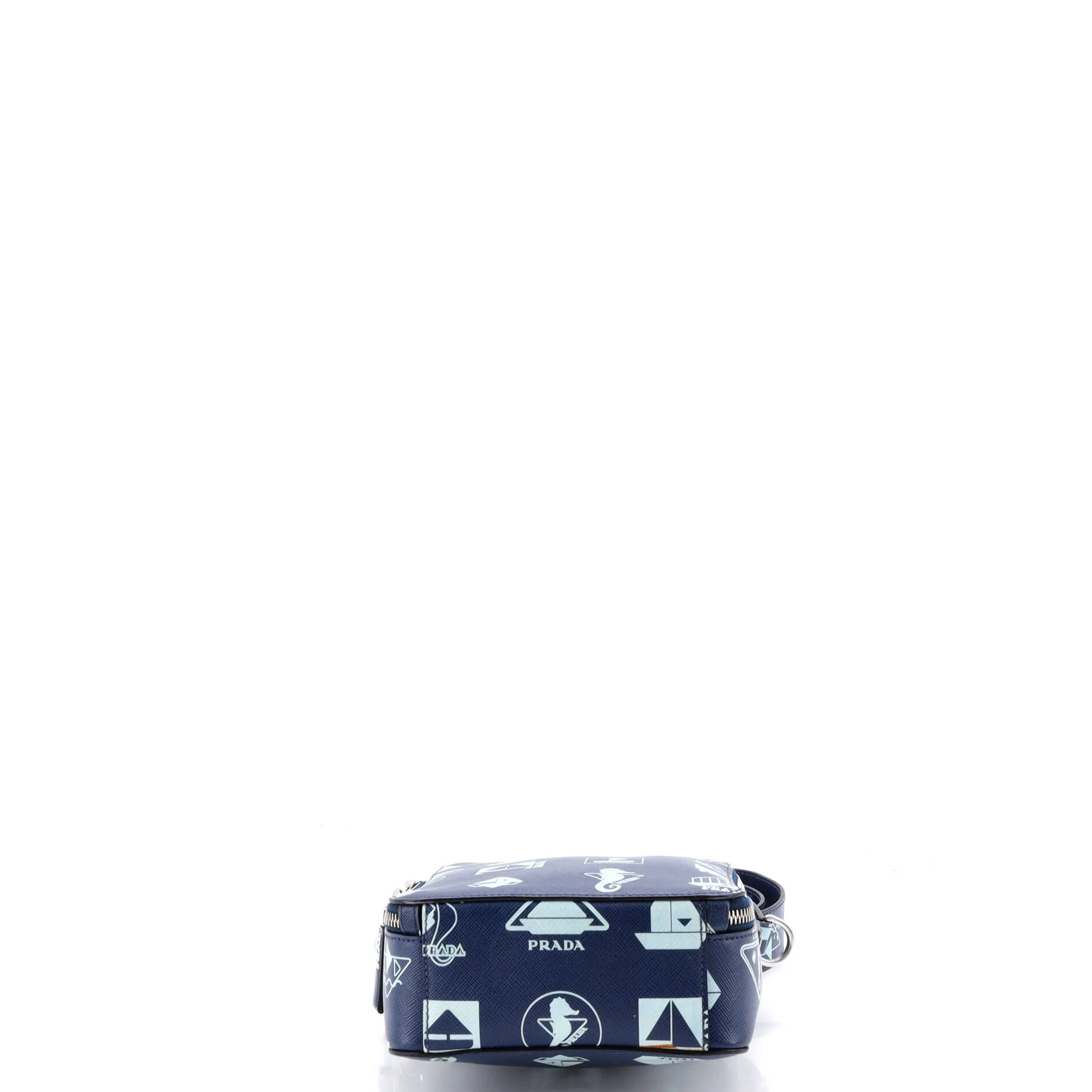 Brique Crossbody Bag Printed Saffiano Leather Medium - Image 4