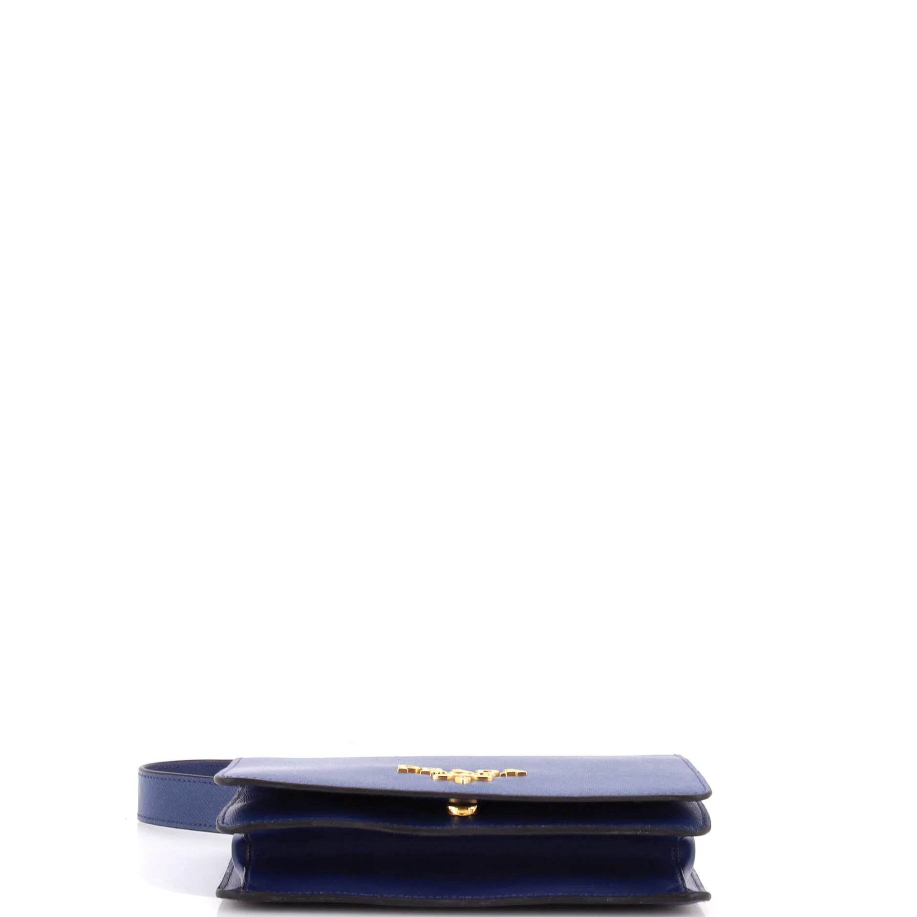 Chain Flap Bag Saffiano Leather Small - Image 4