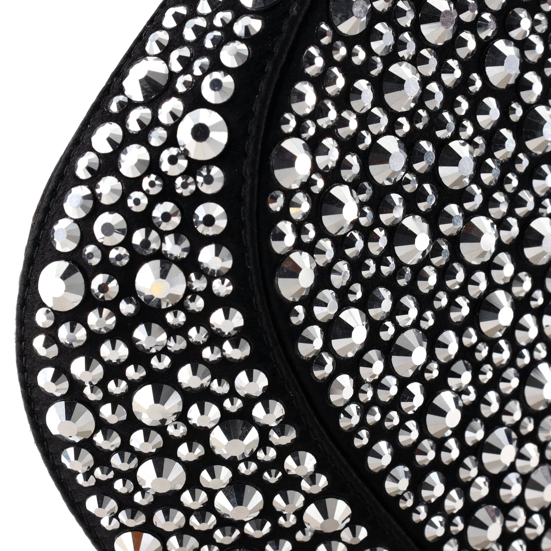 Cleo Shoulder Bag Crystal Embellished Satin Small - Image 6