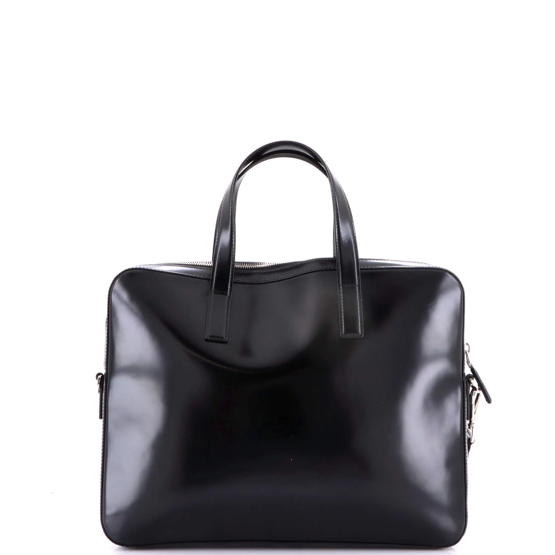 Convertible Zip Around Briefcase Brushed Leather Medium - Image 3