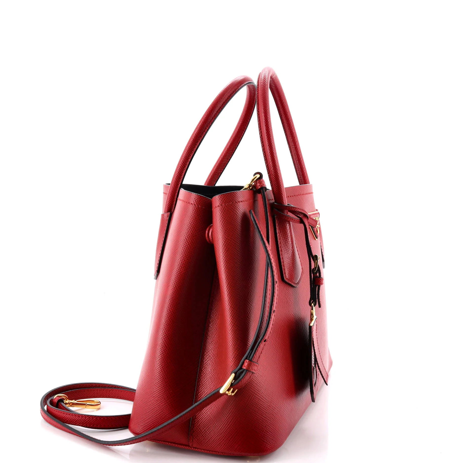 Cuir Double Tote Saffiano Leather Medium - Image 2
